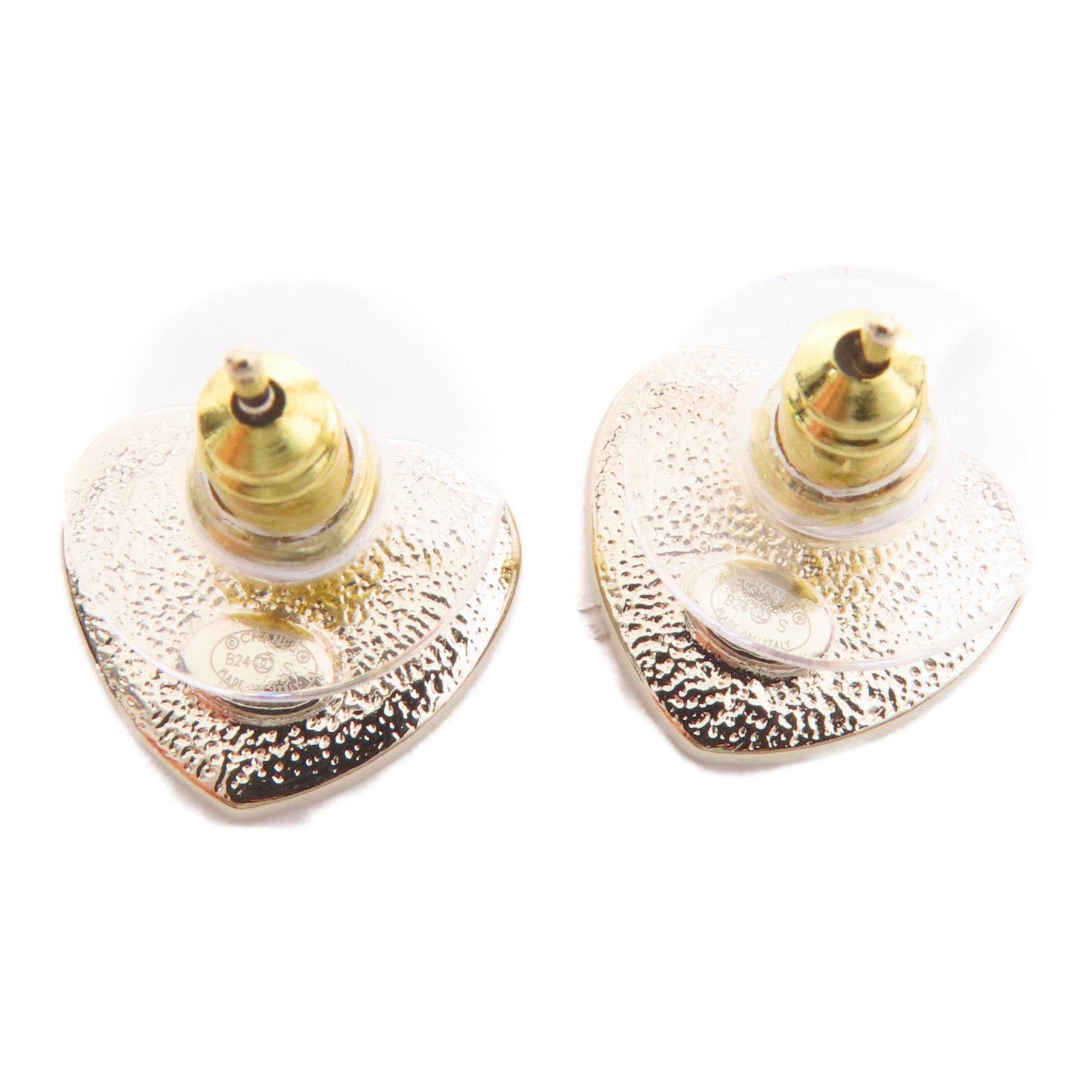 CHANEL 金屬Heart Earrings耳環