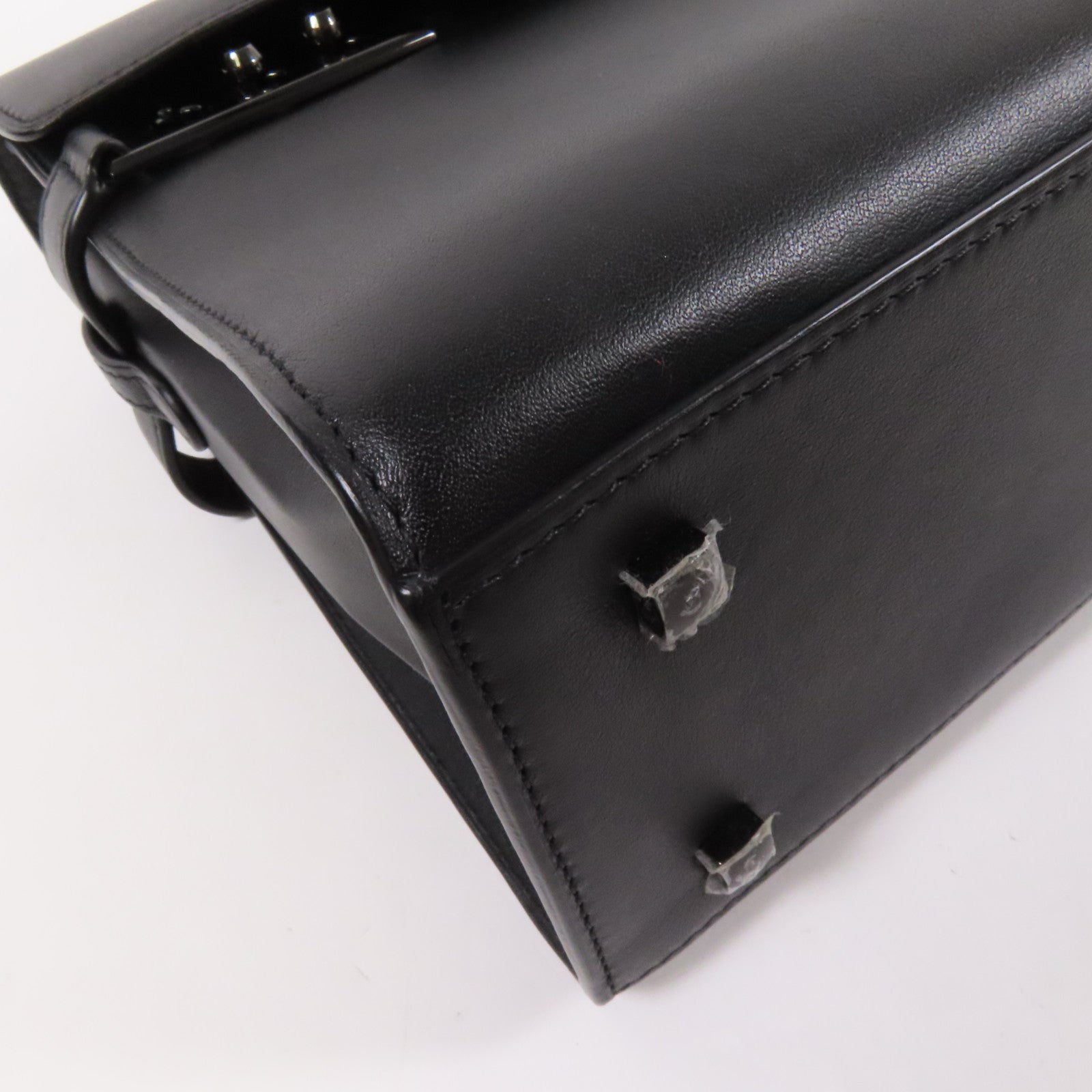 Delvaux 牛皮皮革Tempete MM手挽肩背兩用袋