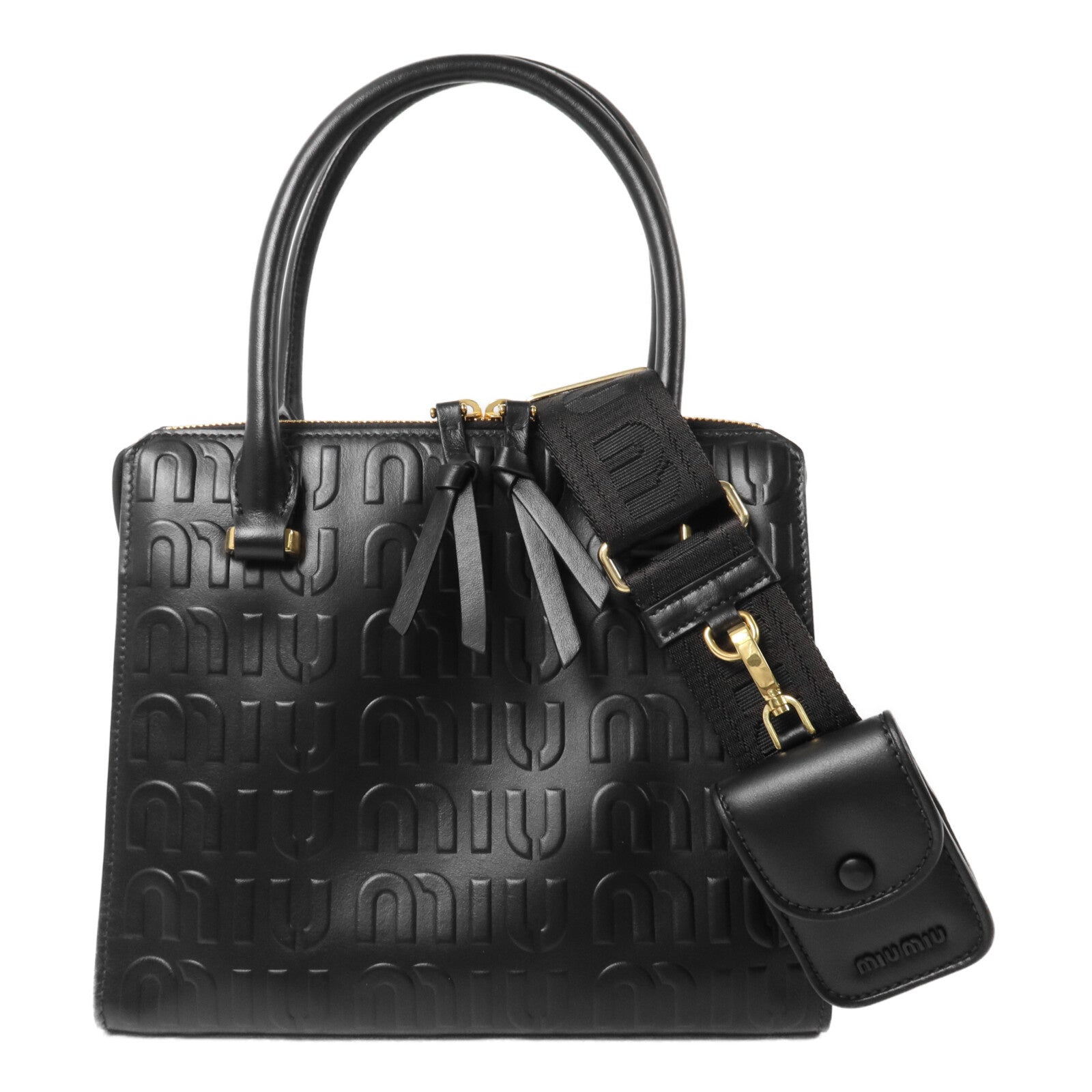 Miu Miu 牛皮皮革Shoulder Bag手挽肩背兩用袋