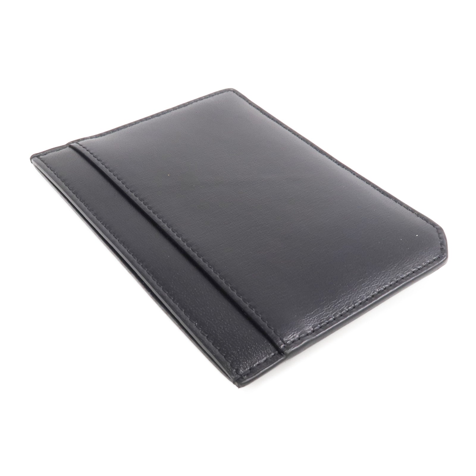 SAINT LAURENT 牛皮皮革Card Case銀扣卡片套