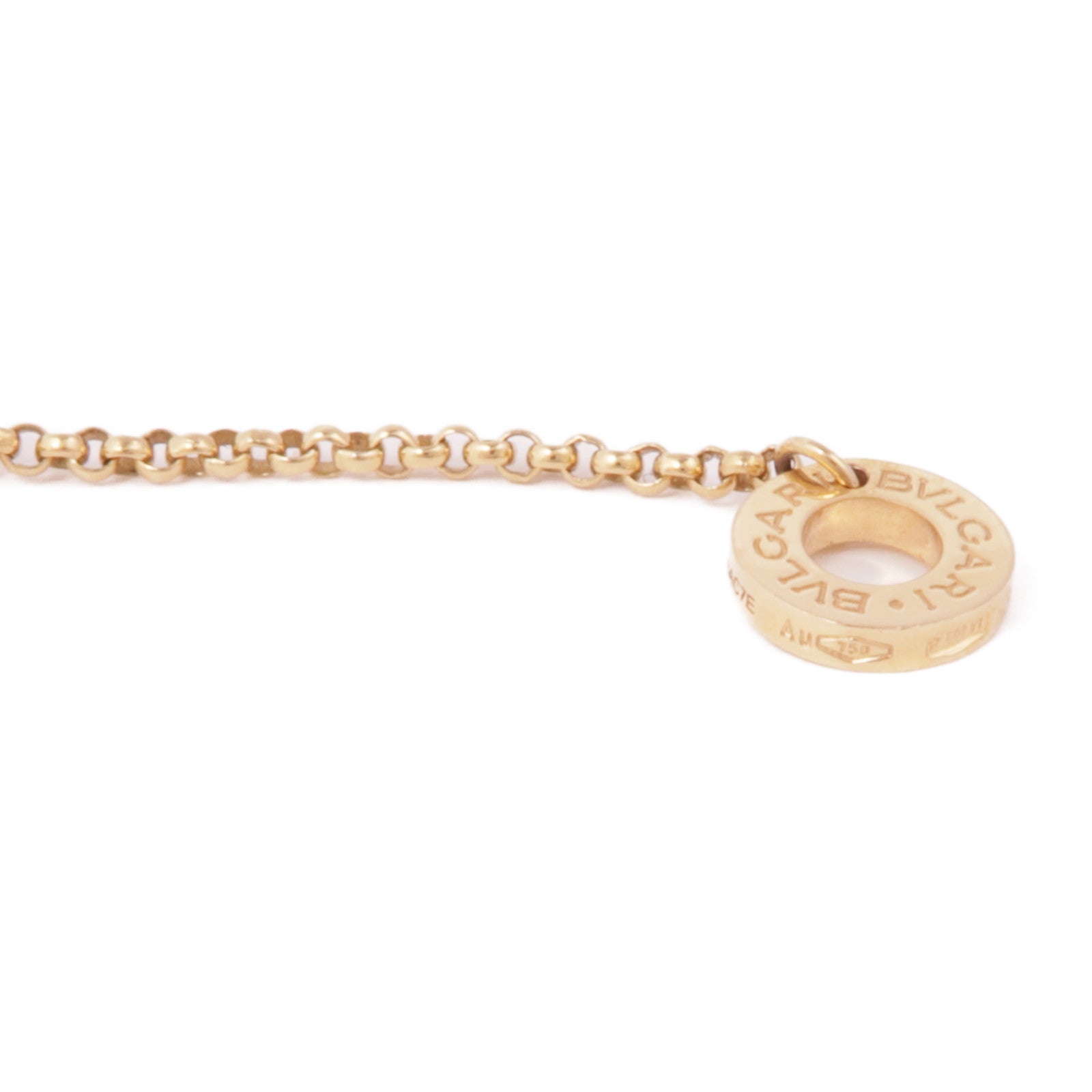 BVLGARI 18K玫瑰金B-zero 1 Diamond Necklace鑽石項鍊