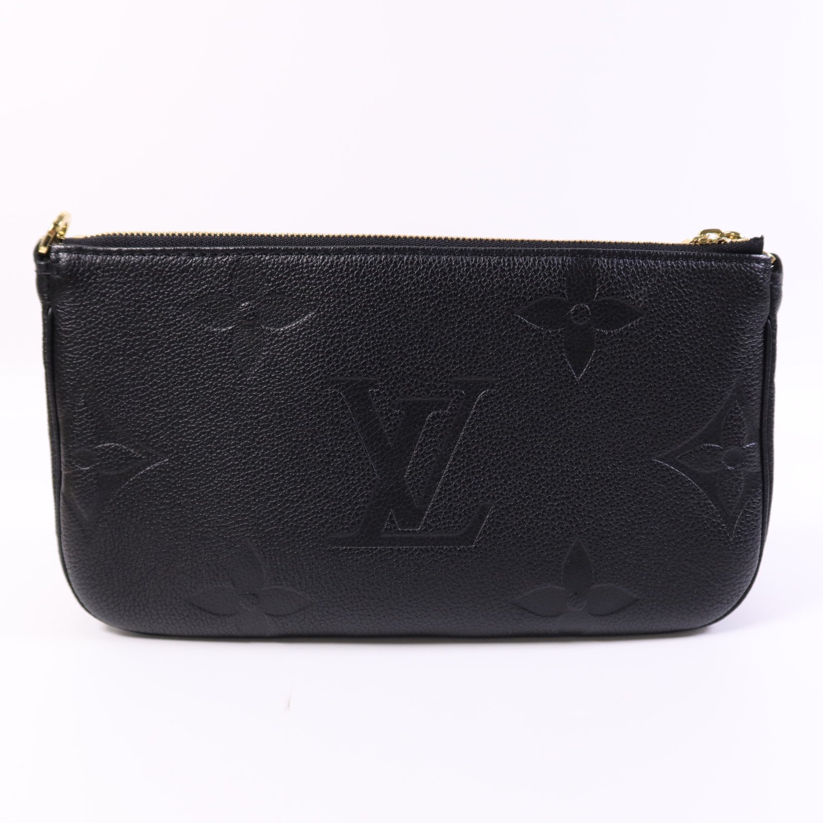 LOUIS VUITTON Monogram Empreinte Multi Pochette Accessoires金扣肩背袋