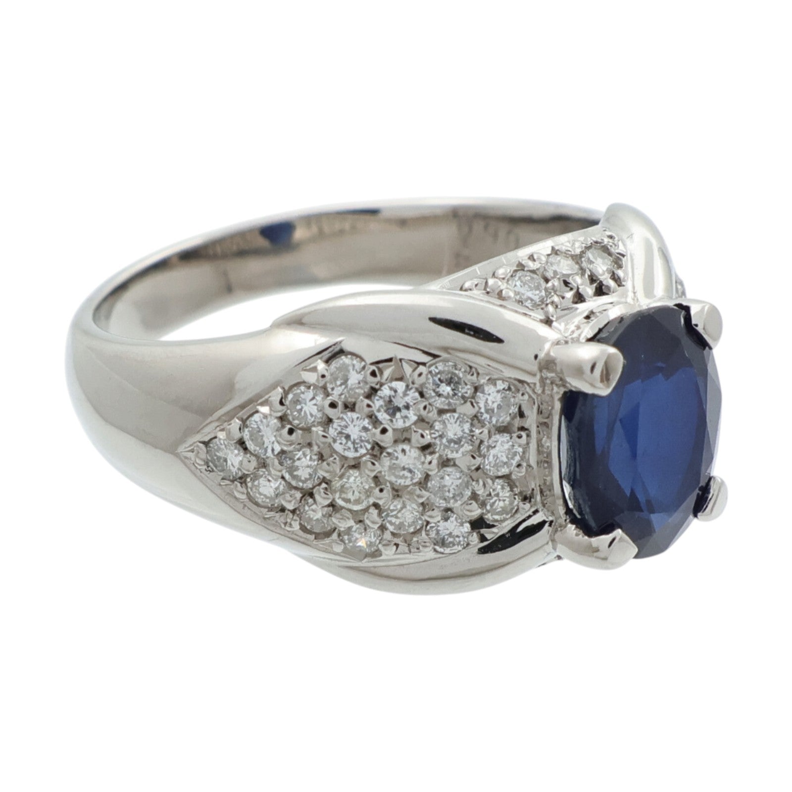 JEWELRY PT900鉑金/藍寶石Sapphire鑽石戒指