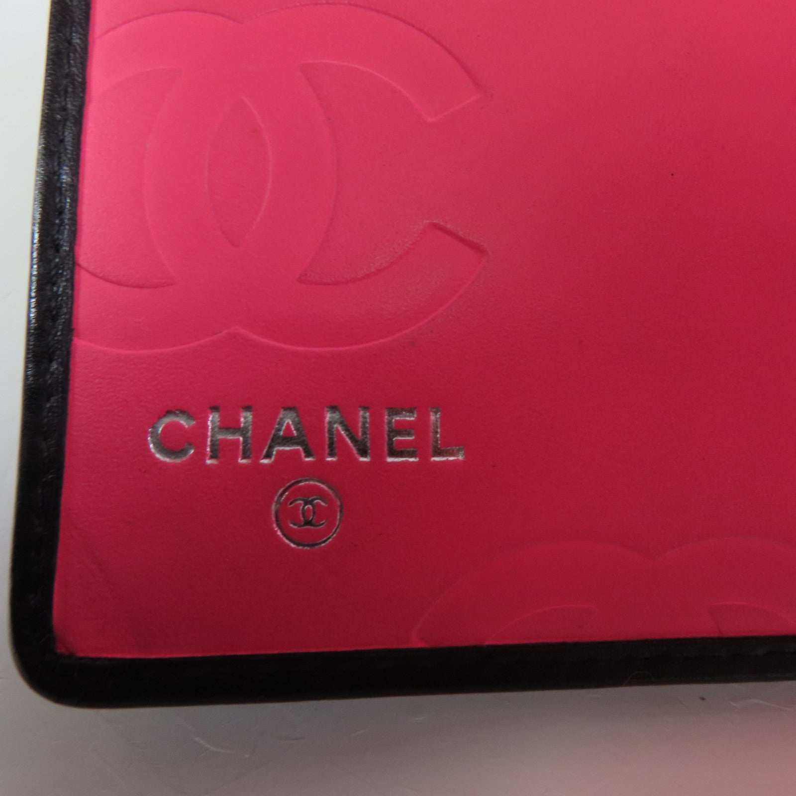 CHANEL 牛皮皮革Cambon Long Wallet銀扣長錢包