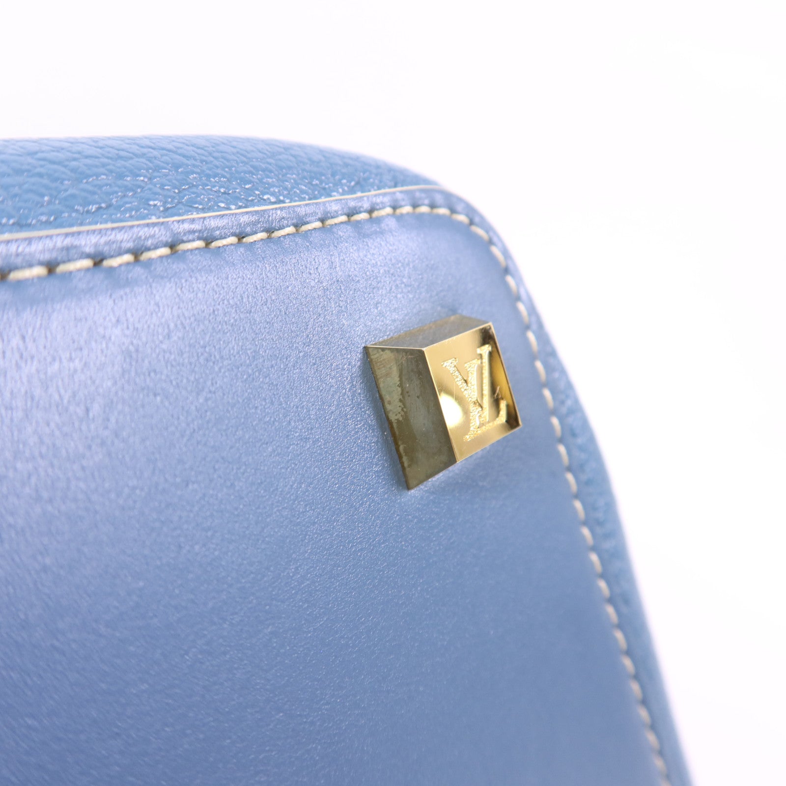 LOUIS VUITTON Suhali Angenieux PM金扣手挽袋