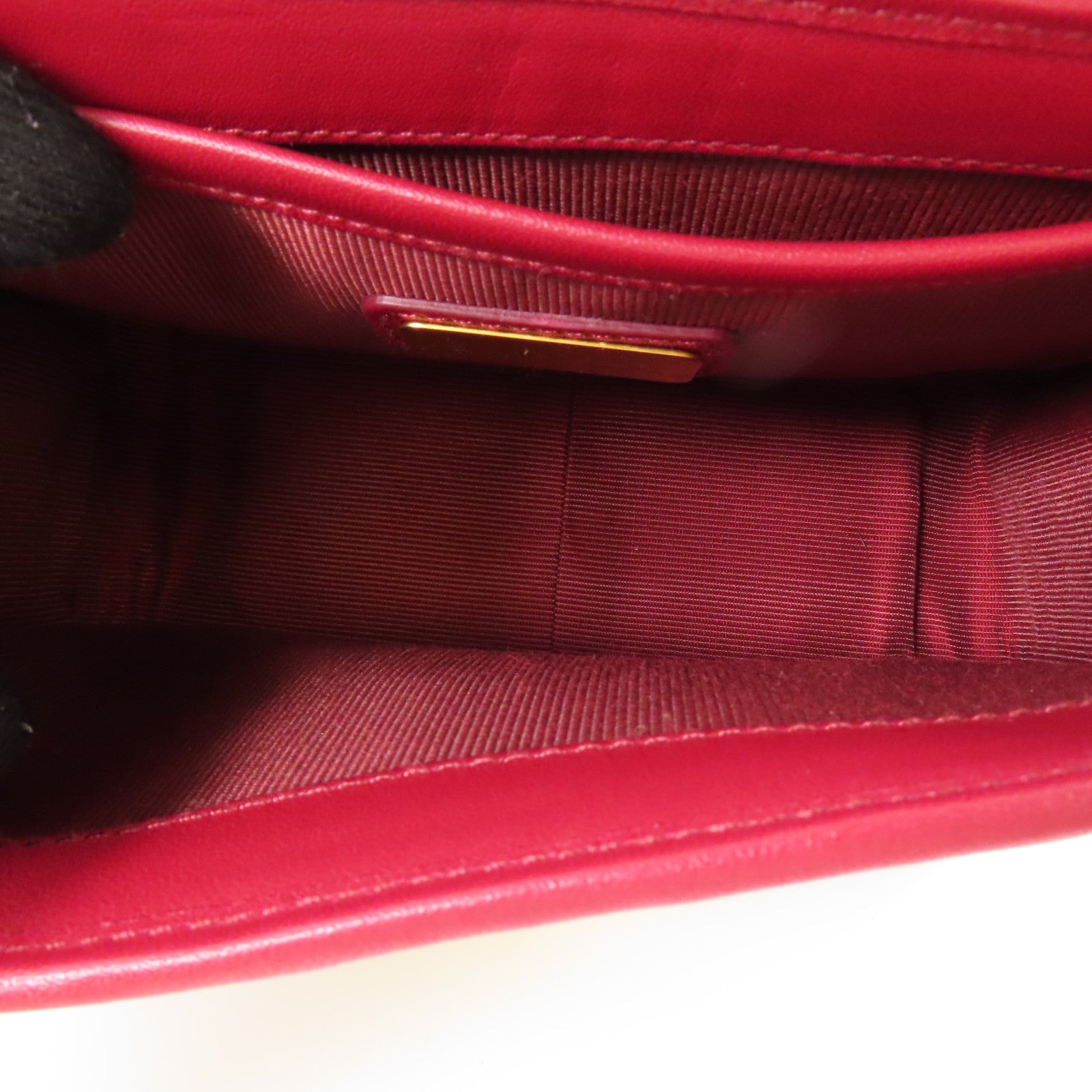 Furla 【激減優惠】天鵝絨Shoulder Bag金扣肩背袋