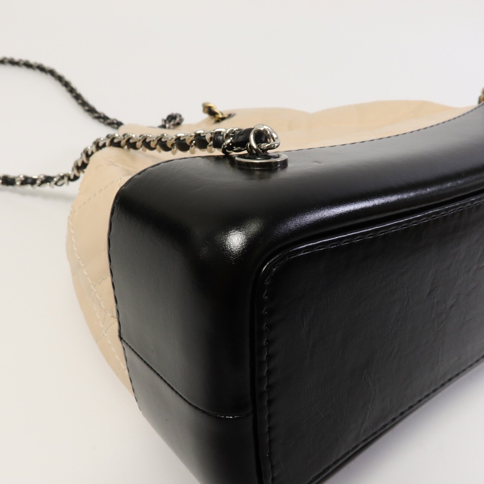 CHANEL 牛皮皮革Gabrielle BackPack鏈帶背包