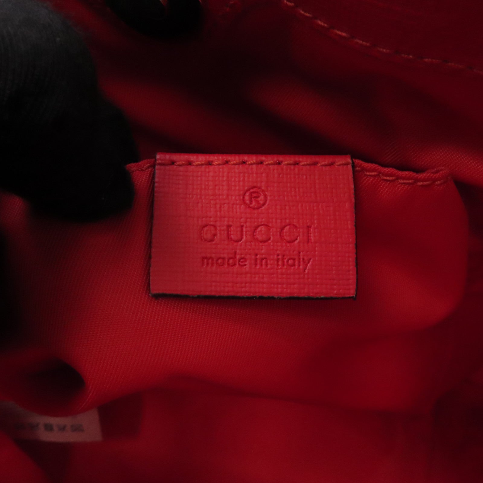 GUCCI 塗層帆布Yuko Higuchi Handbag銀扣手挽袋啡色/紅色