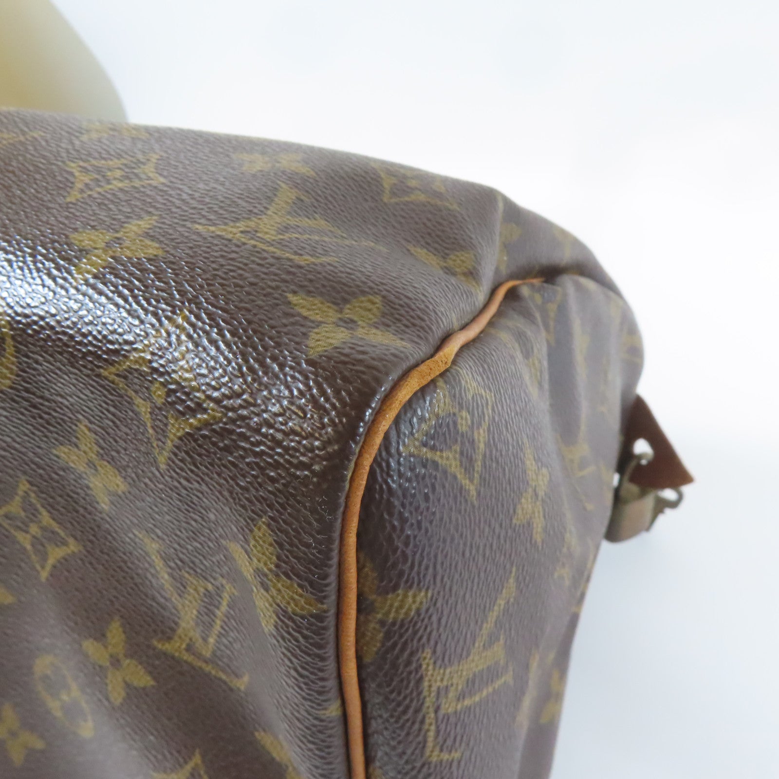 LOUIS VUITTON 【激減優惠】Monogram Speedy 30金扣手挽袋啡色