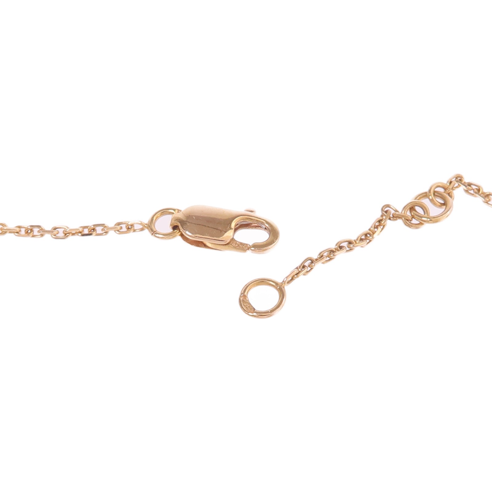 Van Cleef & Arpels 18K玫瑰金Sweet Alhambra瑪瑙項鍊