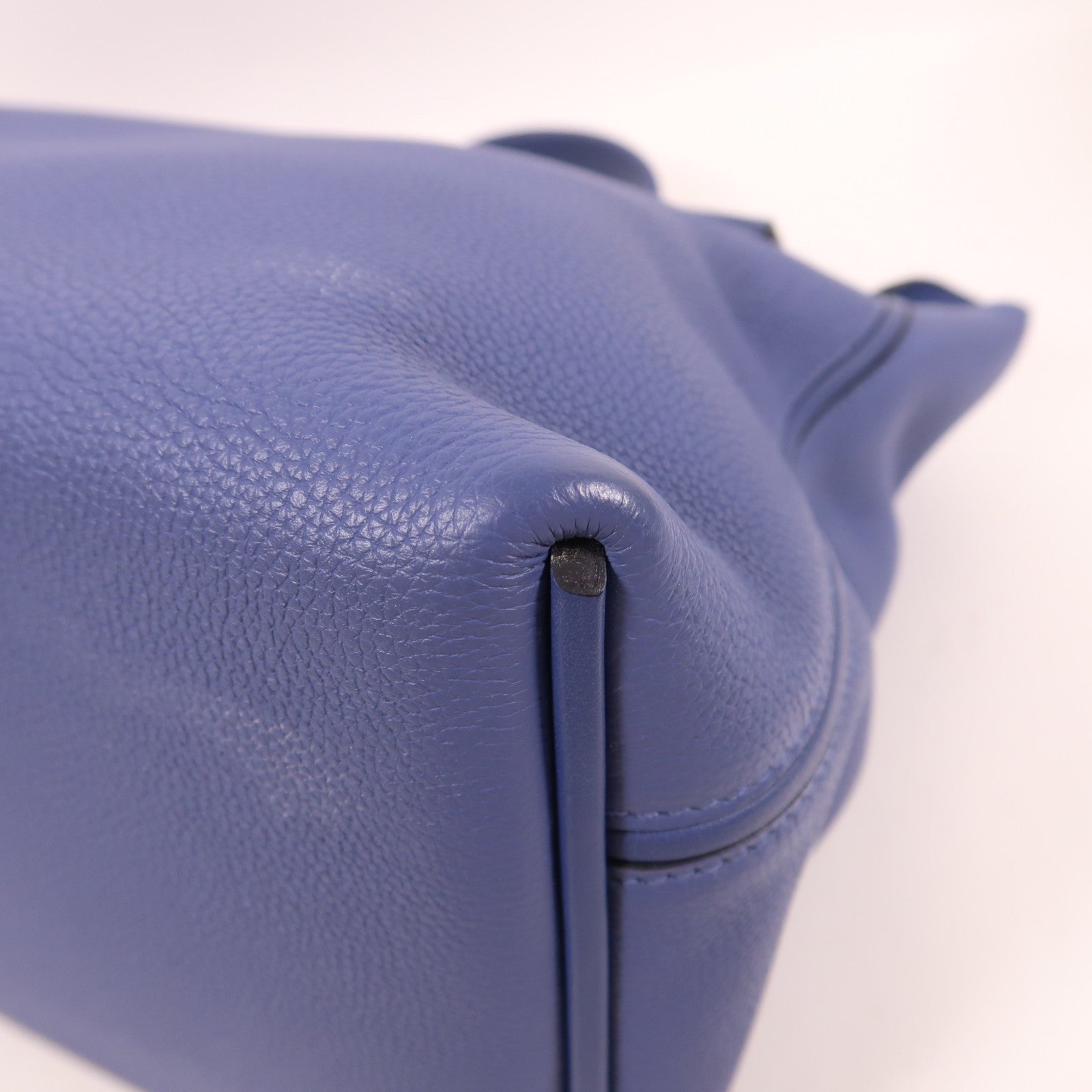 HERMES Togo皮革/Swift皮革24/24銀扣手挽袋