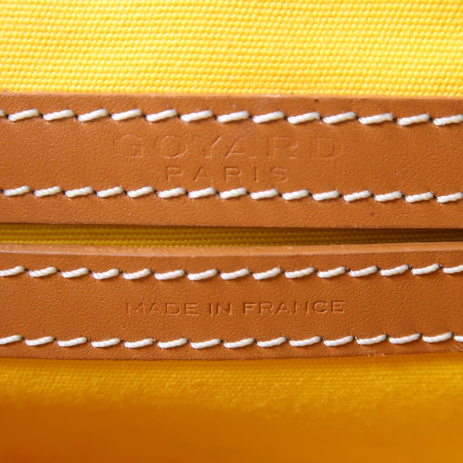 GOYARD 塗層帆布/皮革Cap Vert PM銀扣肩背袋啡色/黑色