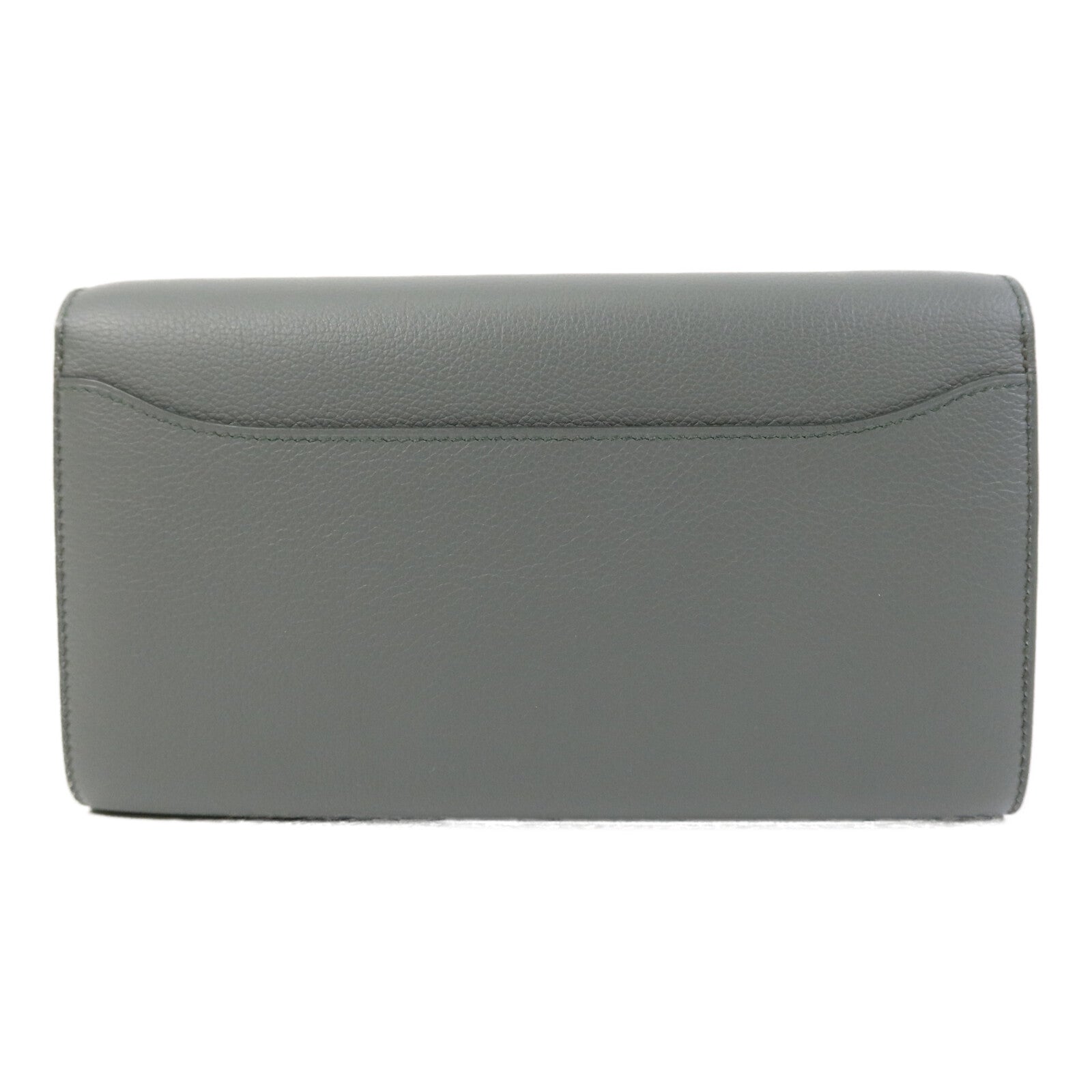 HERMES Evercolor皮革Constance To Go金扣肩背袋Vert Amande