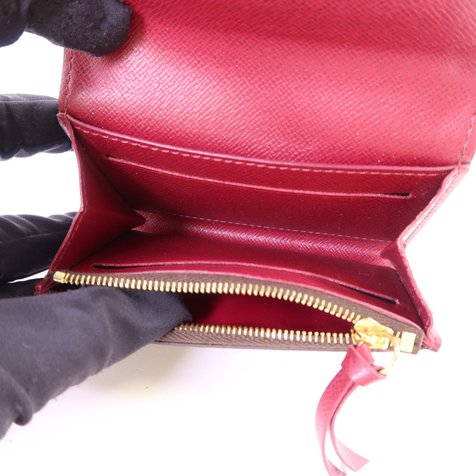 LOUIS VUITTON Monogram Rosalie金扣零錢包