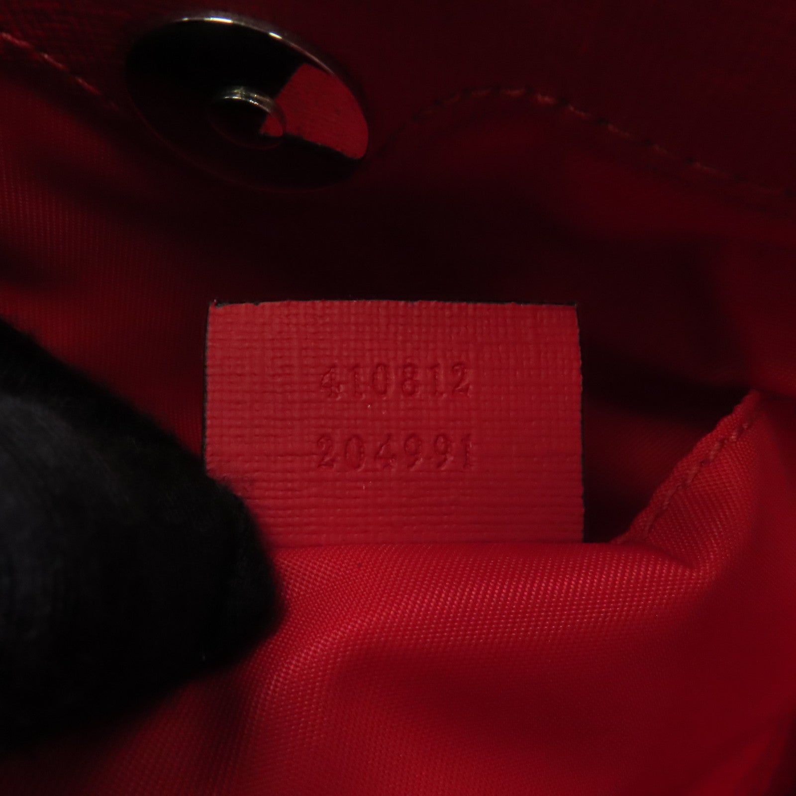 GUCCI 塗層帆布Yuko Higuchi Handbag銀扣手挽袋啡色/紅色
