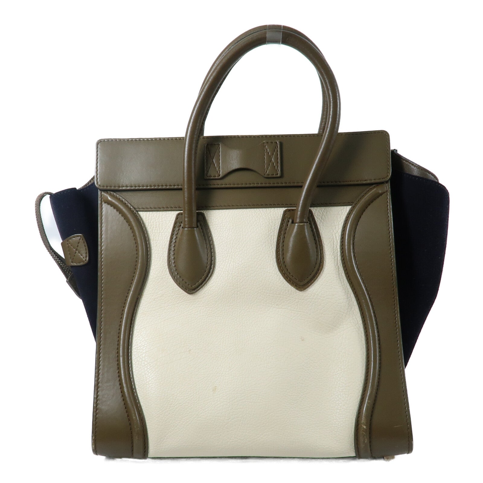 CELINE 牛皮皮革Mini Luggage手挽袋