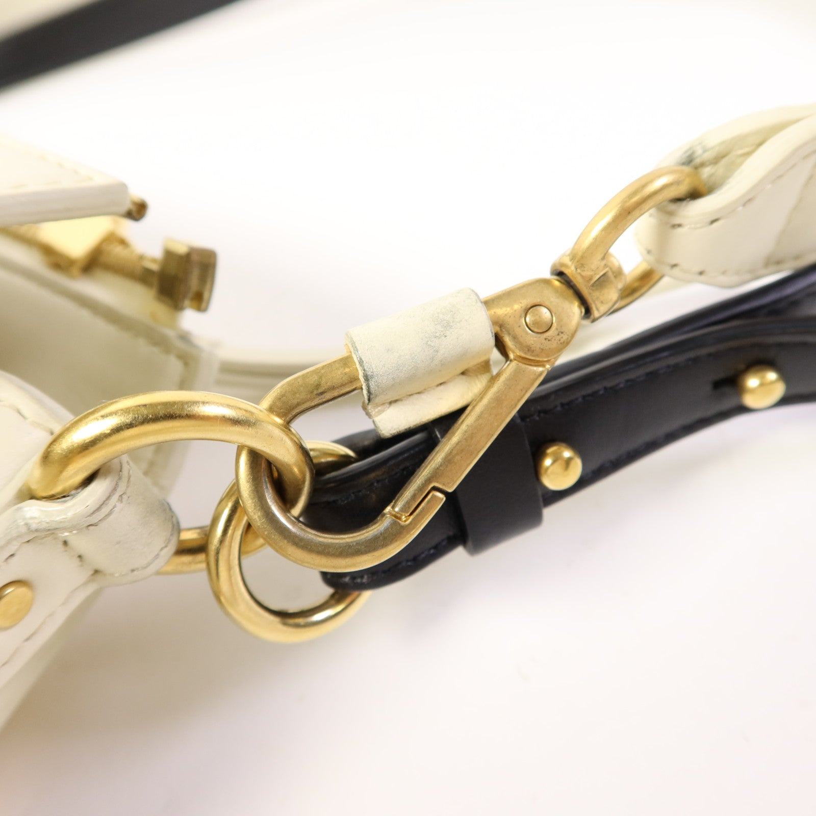 Chloe 牛皮皮革Shoulder Bag金扣肩背袋