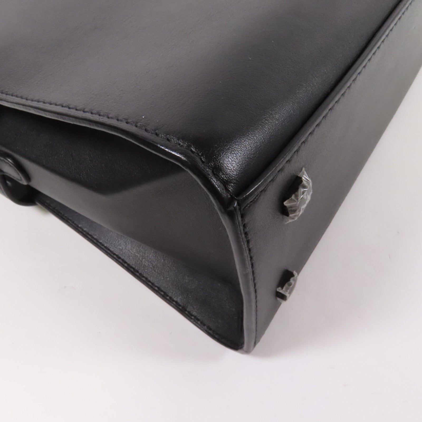 Delvaux 牛皮皮革Tempete MM手挽肩背兩用袋