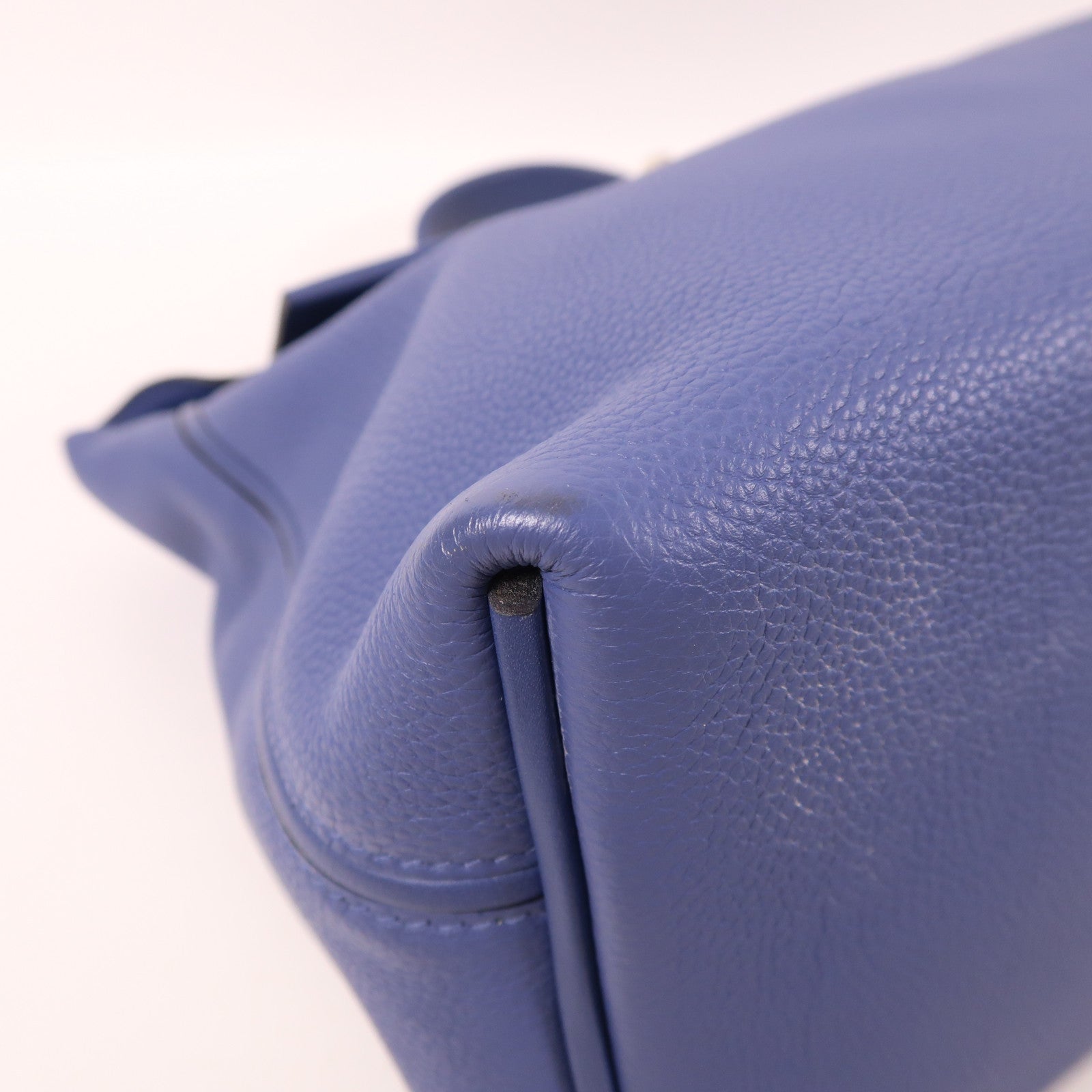 HERMES Togo皮革/Swift皮革24/24銀扣手挽袋