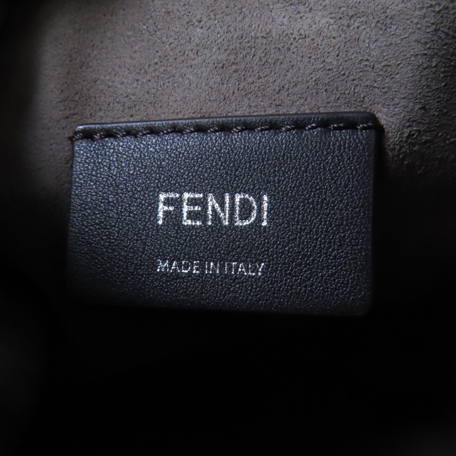 FENDI 蛇皮皮革Mon Tresor銀扣手挽肩背兩用袋