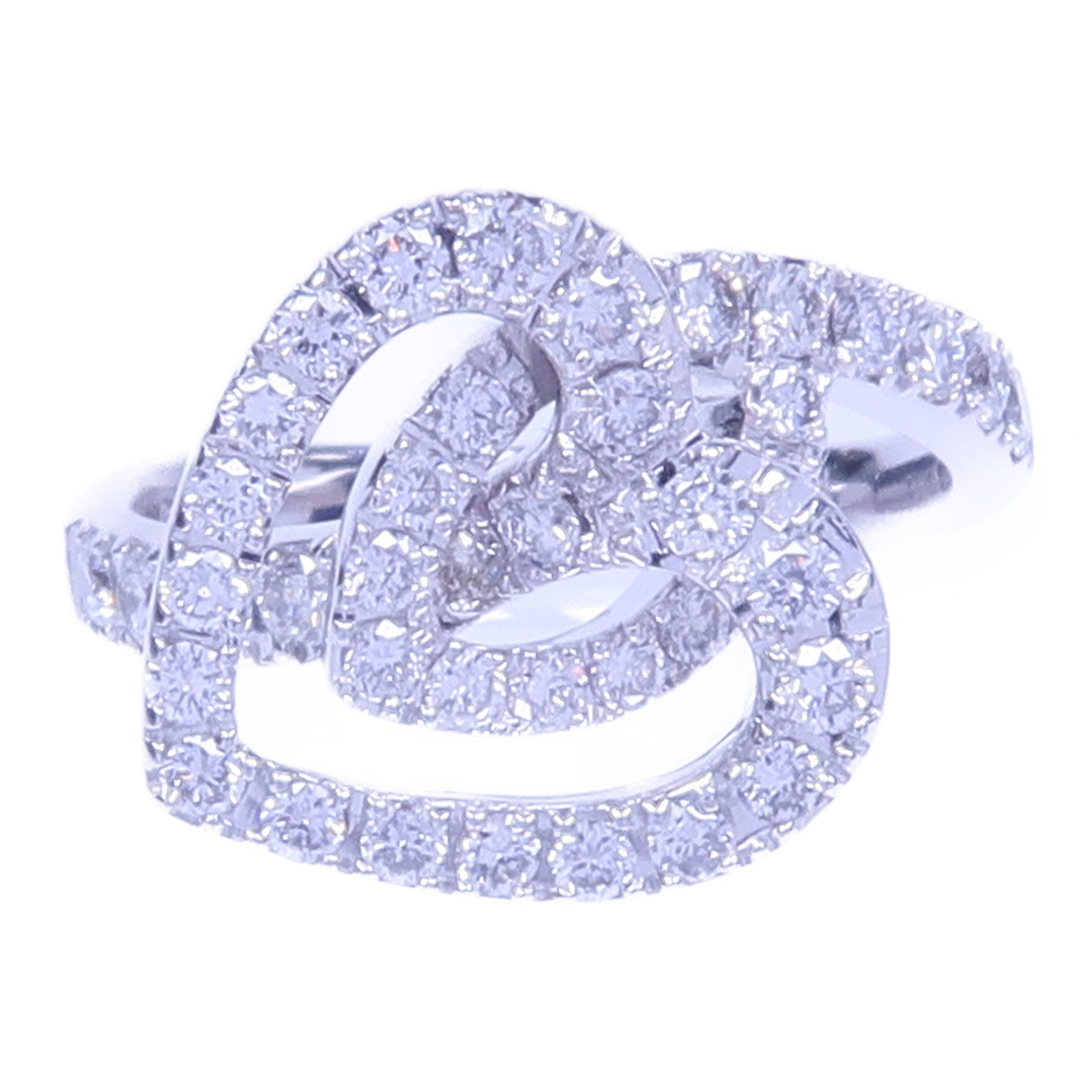 JEWELRY 【激減優惠】18K白金Diamond Ring鑽石戒指US#5