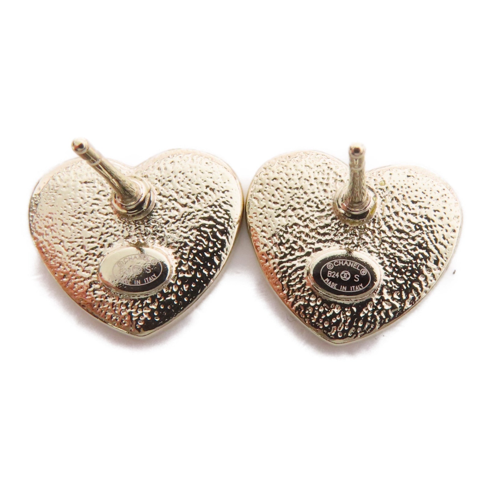 CHANEL 金屬Heart Earrings耳環