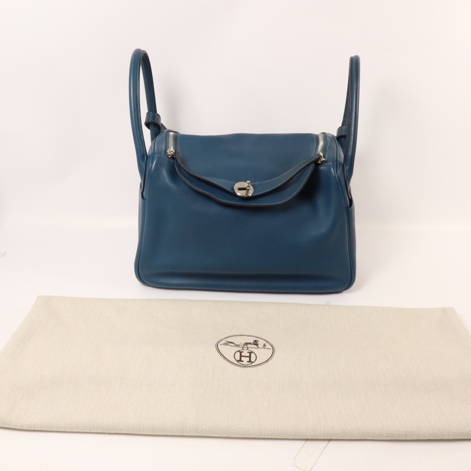 HERMES Swift皮革Lindy 30手挽肩背兩用袋Colvert