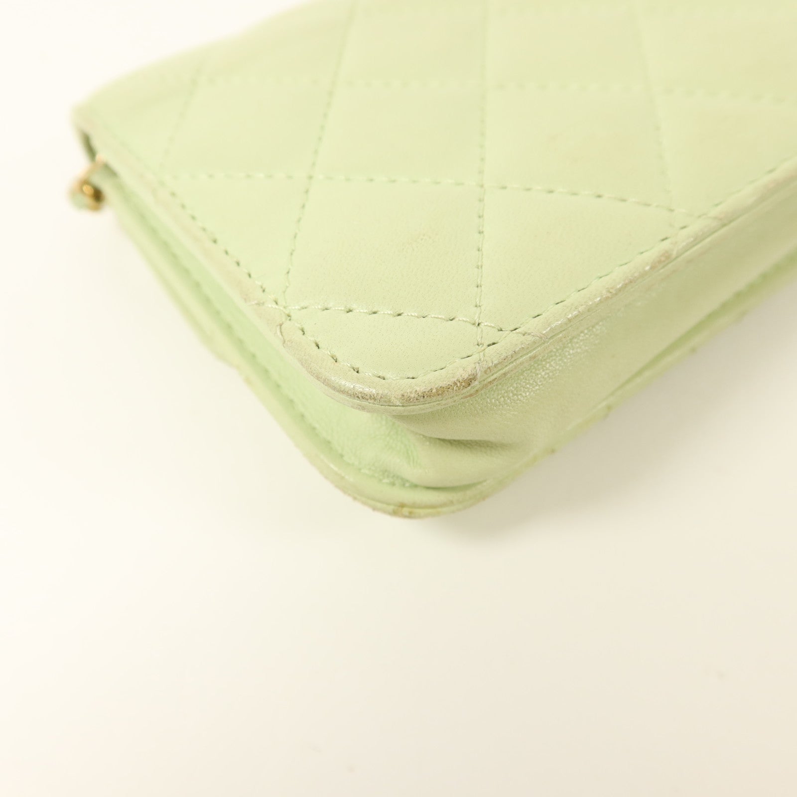 CHANEL 羊皮皮革Pearl Crush Mini Flap Bag鏈帶肩背袋