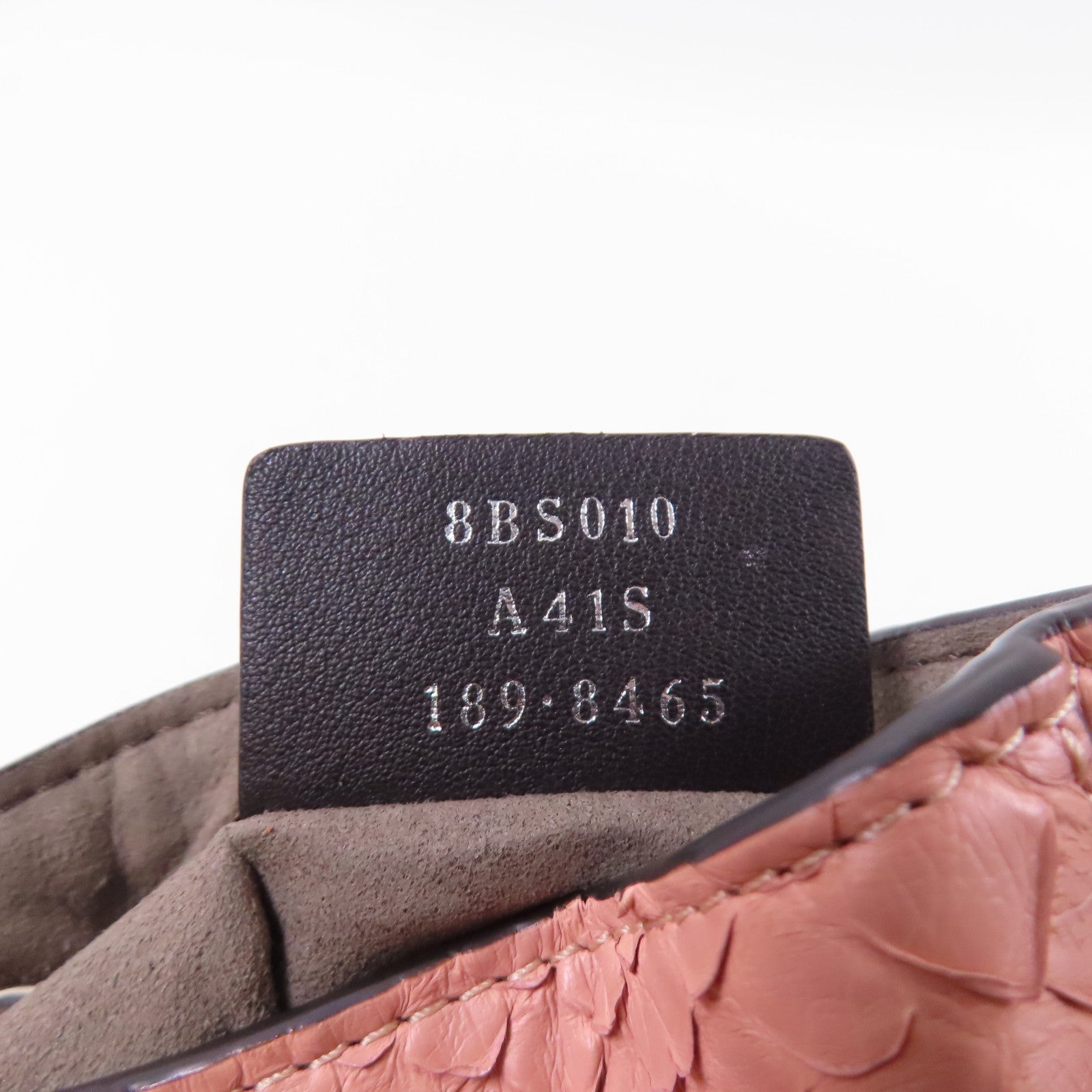 FENDI 蛇皮皮革Mon Tresor銀扣手挽肩背兩用袋