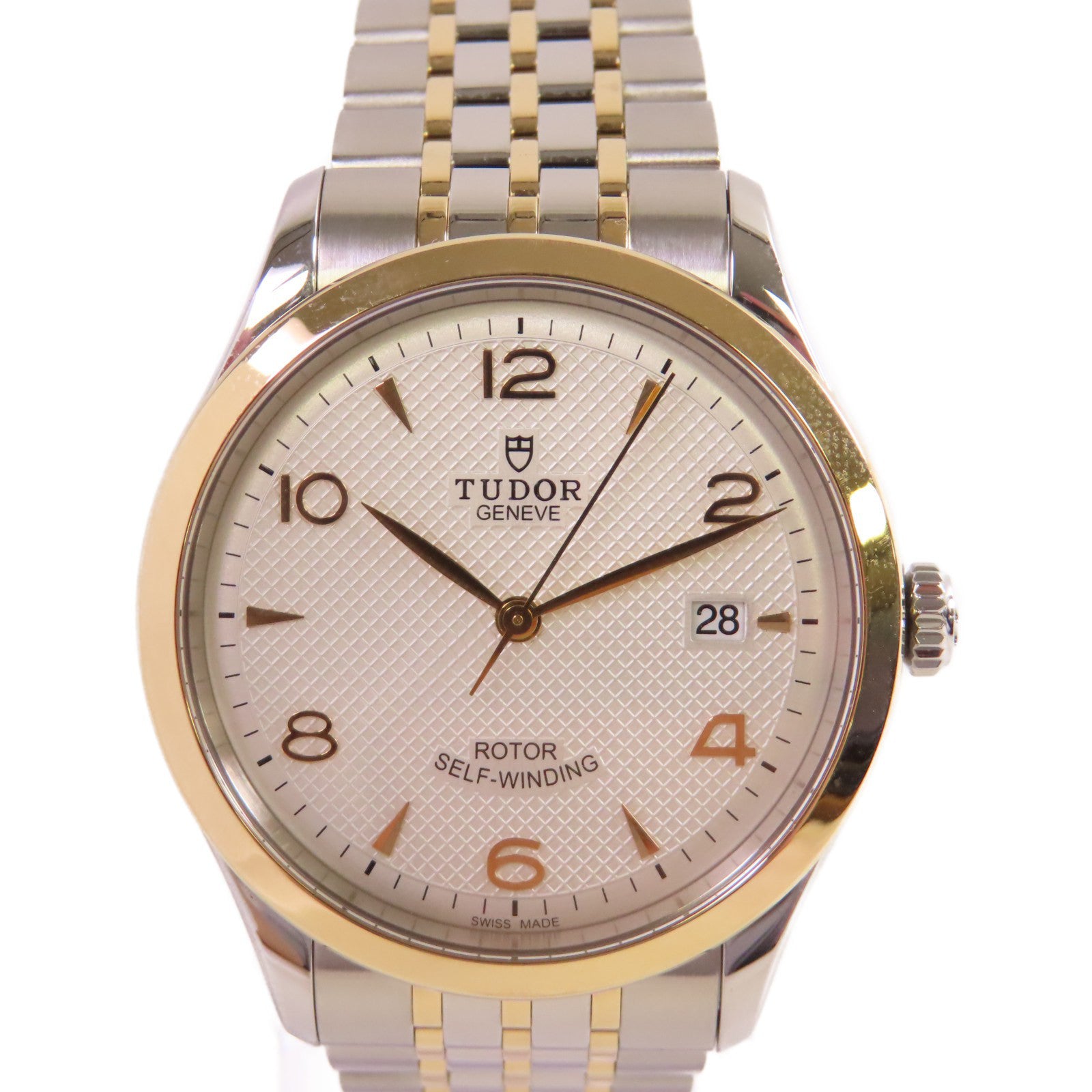 TUDOR 1926 Watch 18K玫瑰金/不鏽鋼自動機芯手錶白色