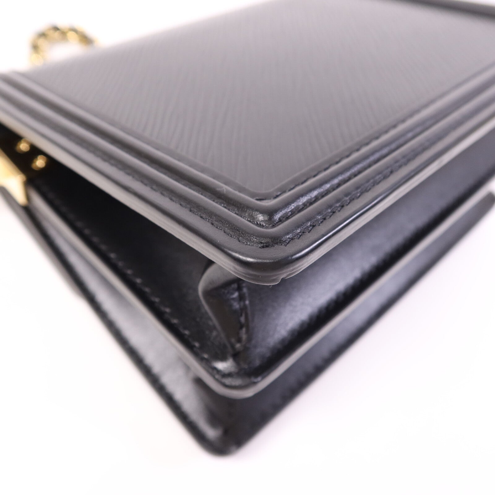 LOUIS VUITTON Epi Mini Dauphine 金扣肩背兩用袋