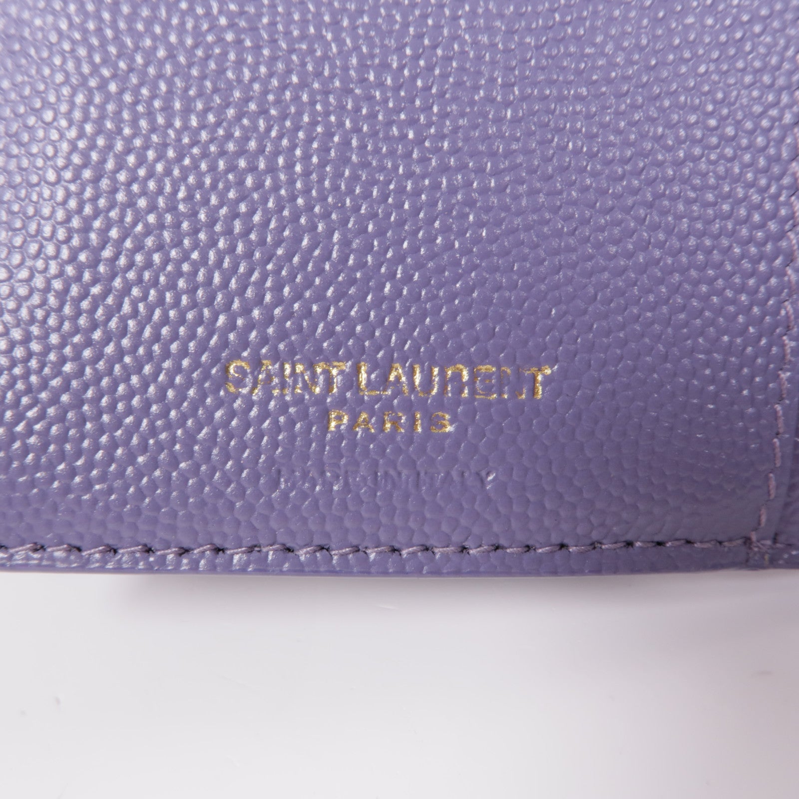 SAINT LAURENT 牛皮皮革Wallet錢包金扣