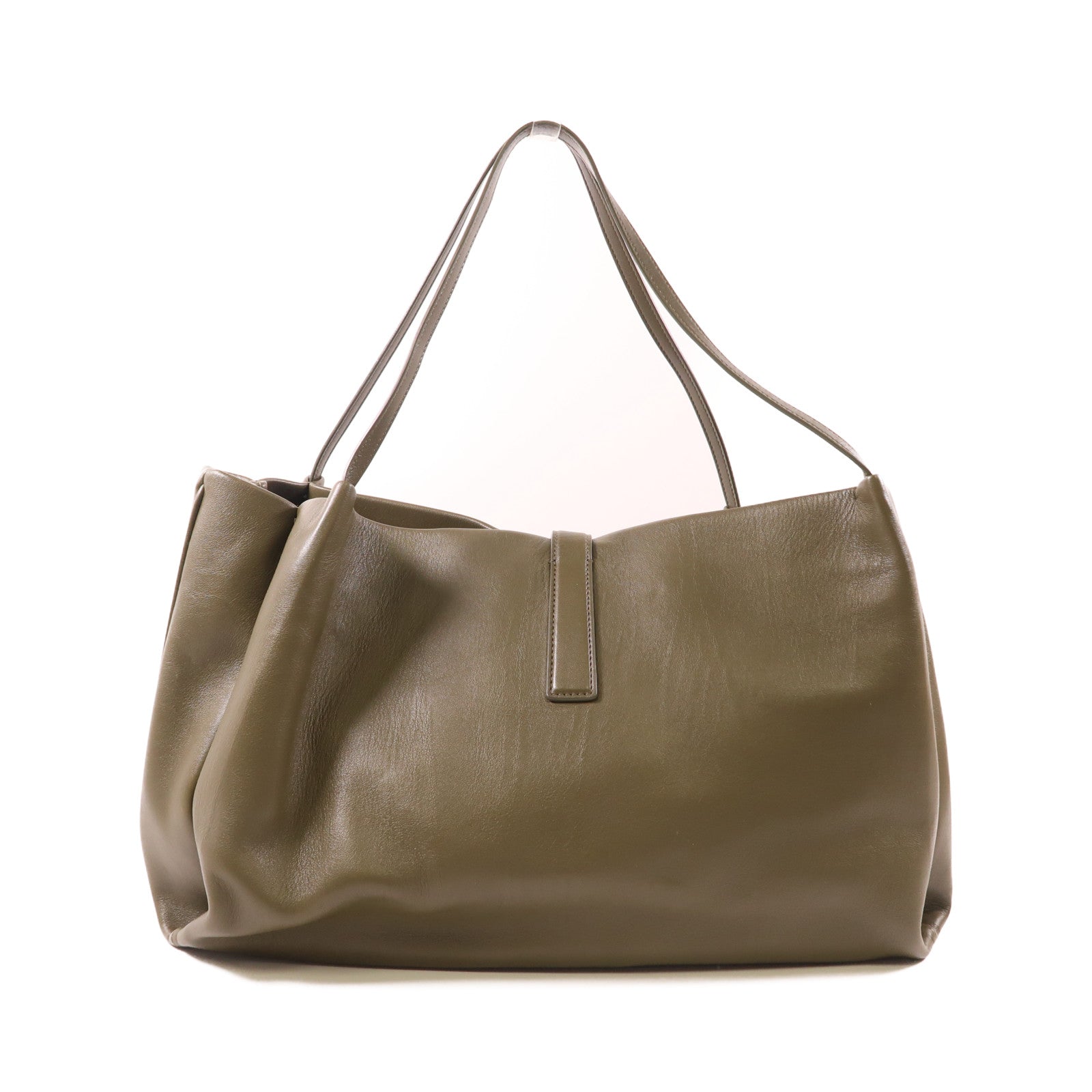 Salvatore Ferragamo 羊皮皮革Shoulder Tote銀扣肩背袋