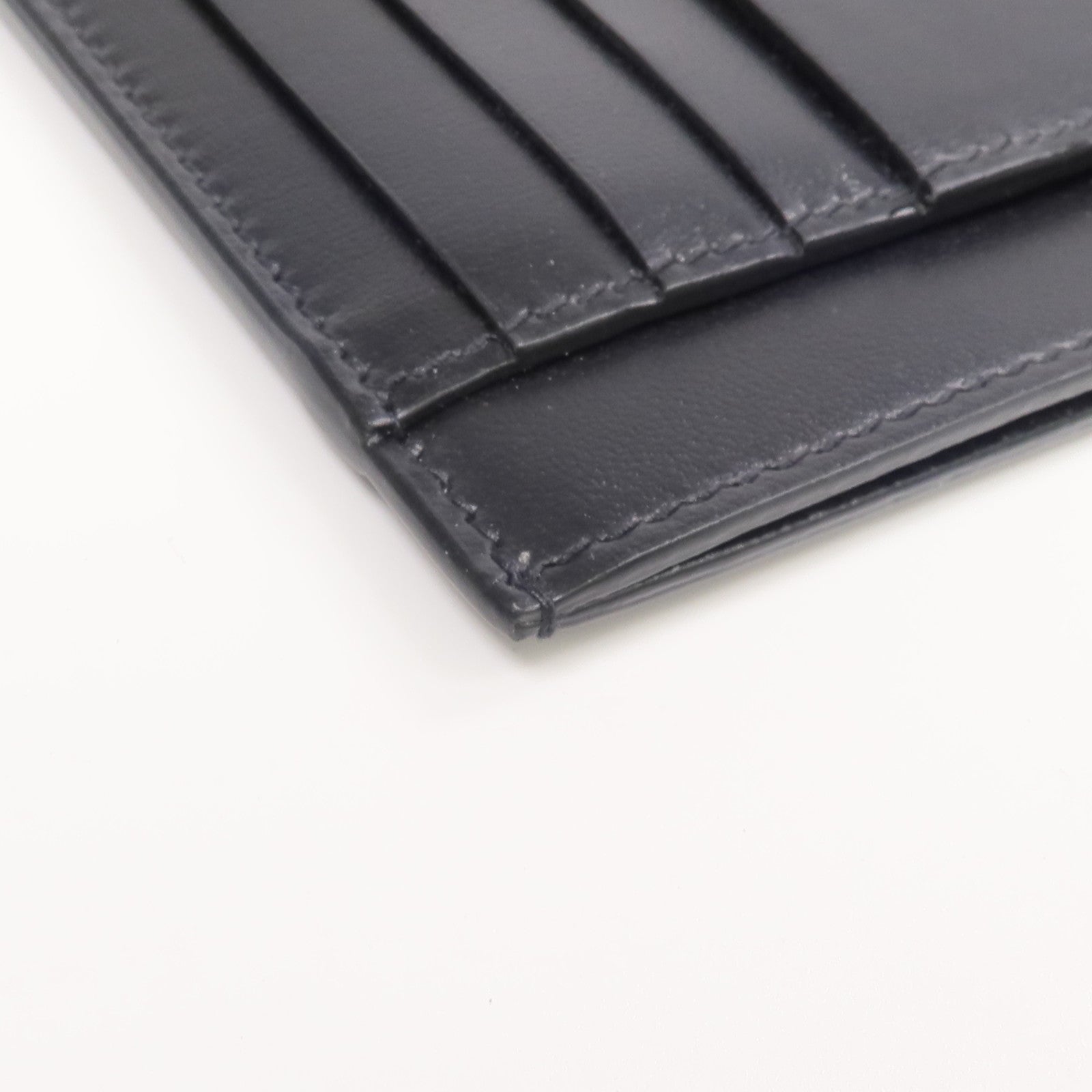 SAINT LAURENT 牛皮皮革Card Case銀扣卡片套