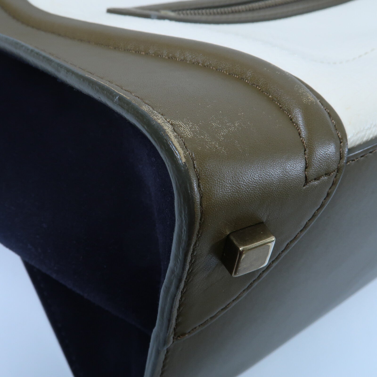 CELINE 牛皮皮革Mini Luggage手挽袋