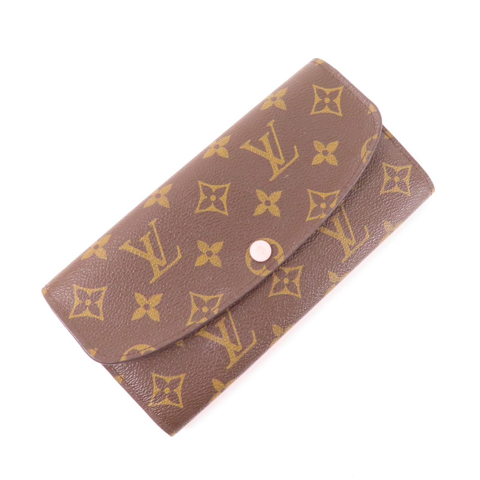 LOUIS VUITTON Monogram Emilie Wallet金扣長錢包