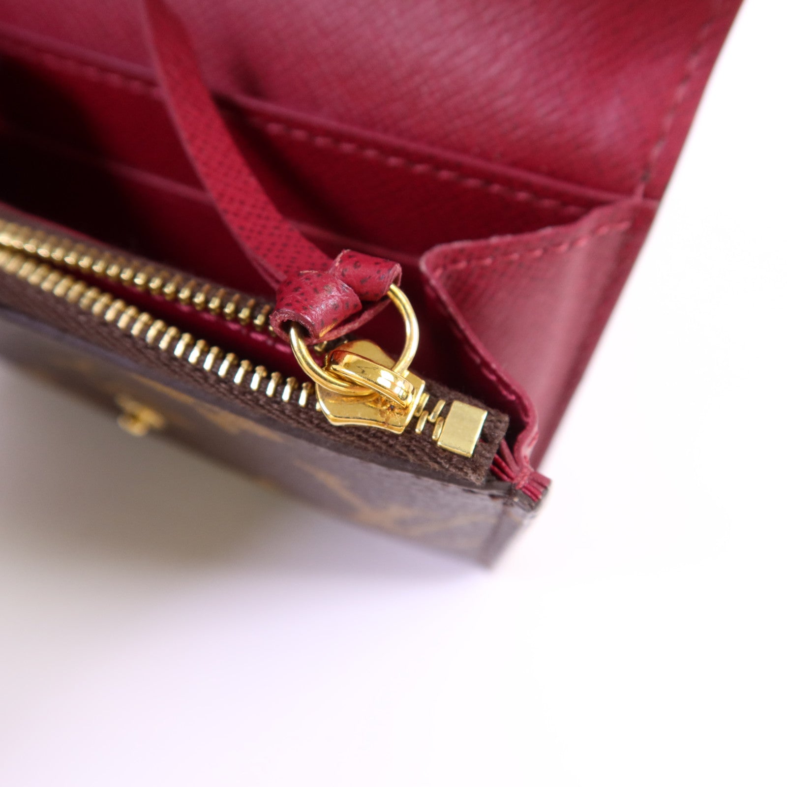 LOUIS VUITTON Monogram Rosalie金扣零錢包