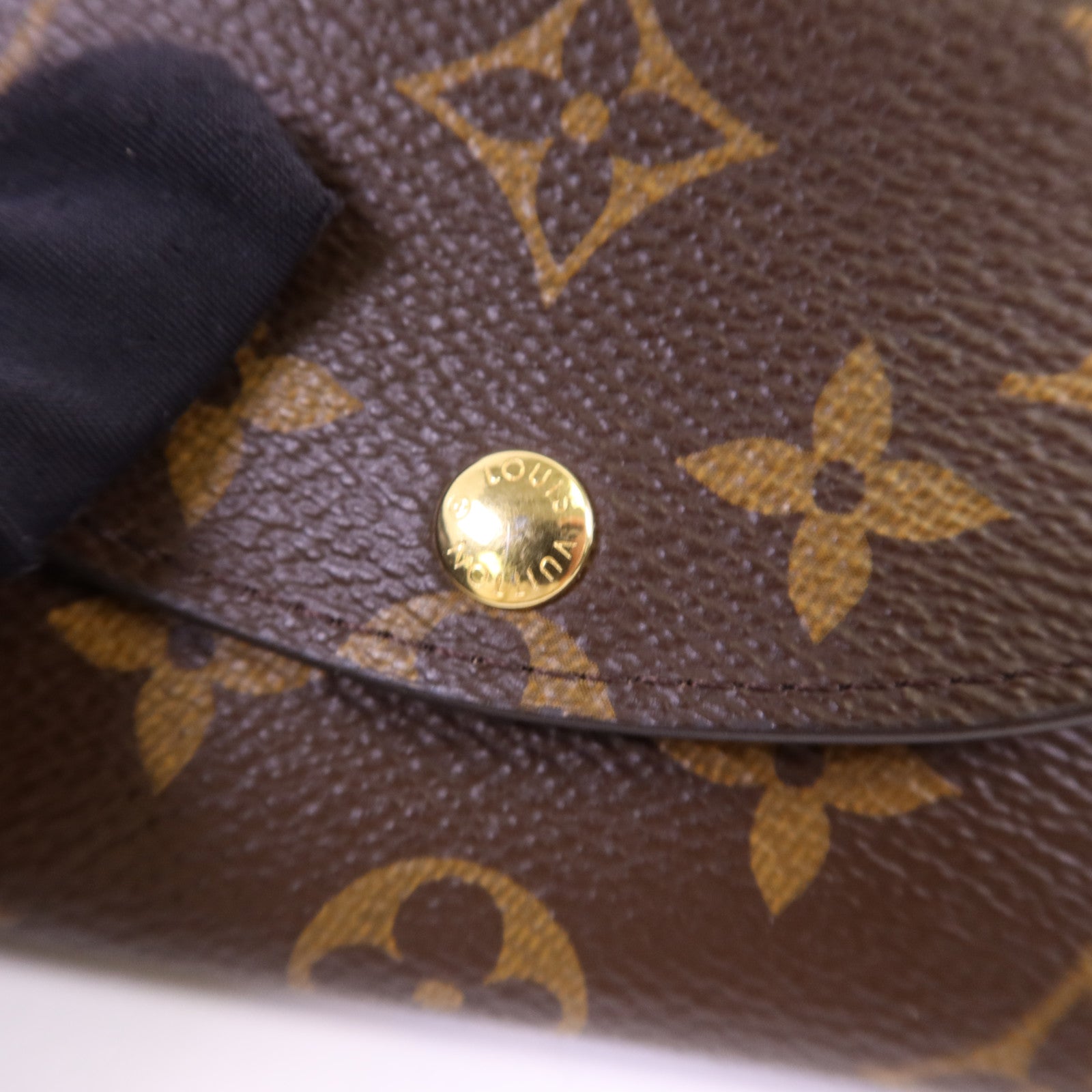 LOUIS VUITTON Monogram Rosalie金扣零錢包