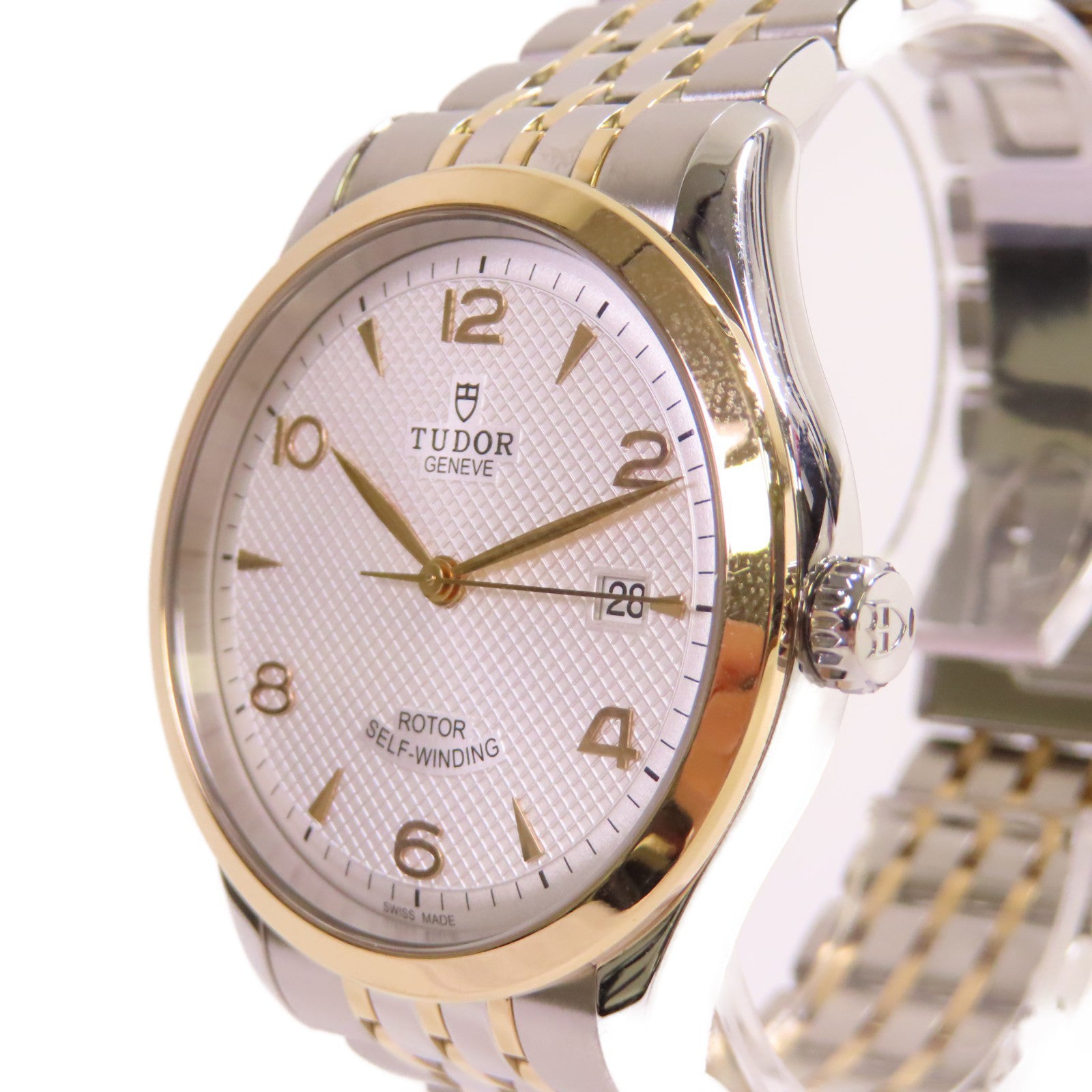 TUDOR 1926 Watch 18K玫瑰金/不鏽鋼自動機芯手錶白色