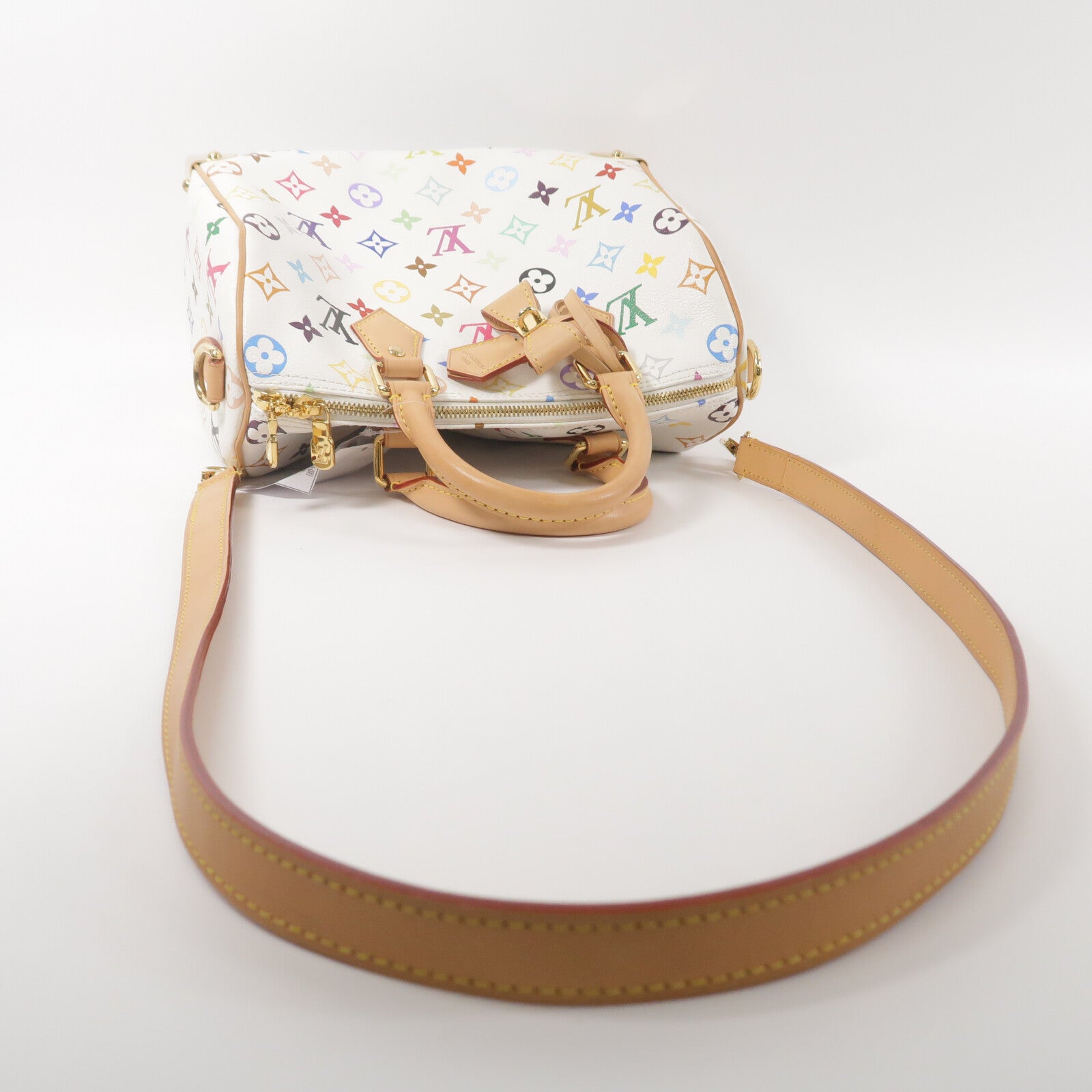 LOUIS VUITTON Monogram Multicolor Speedy Bandouliere 25手挽肩背兩用袋