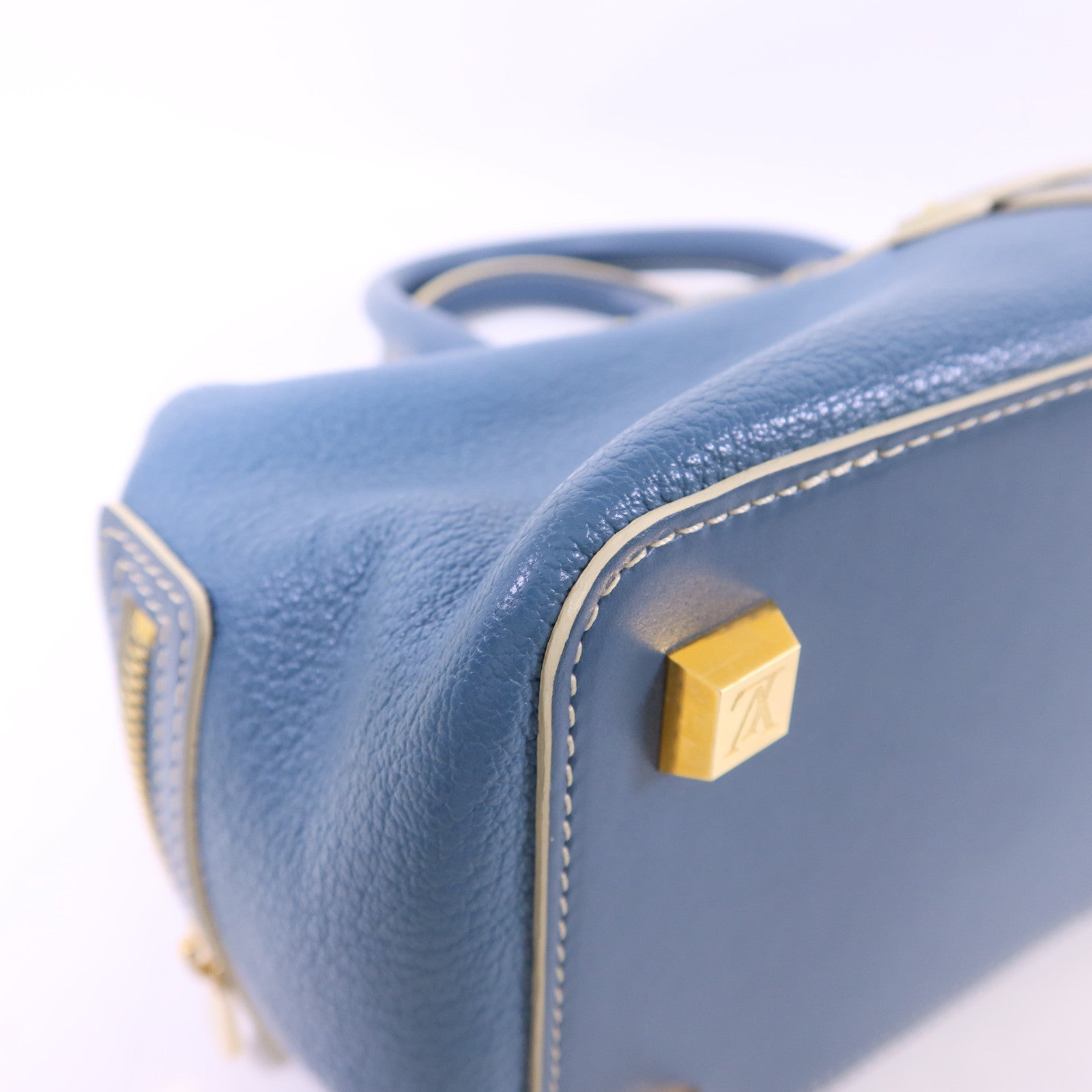 LOUIS VUITTON Suhali Angenieux PM金扣手挽袋