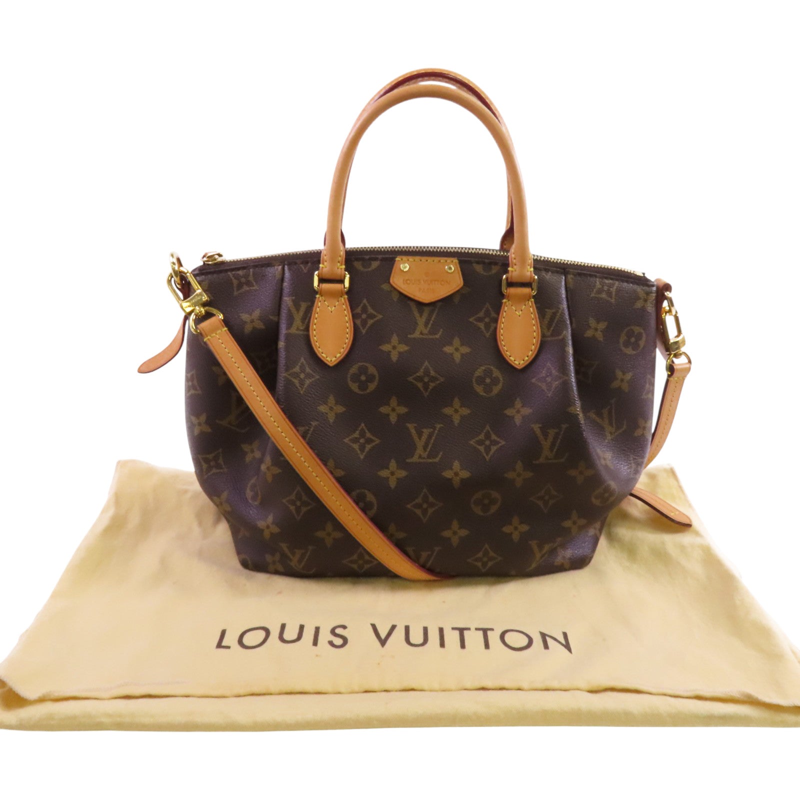 LOUIS VUITTON Monogram Turenne PM金扣手挽肩背兩用袋