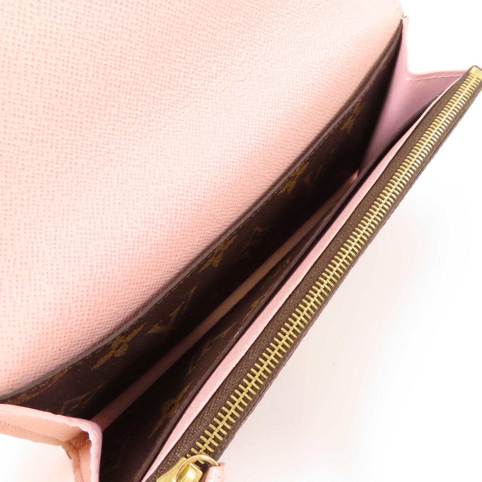 LOUIS VUITTON Monogram Emilie Wallet金扣長錢包