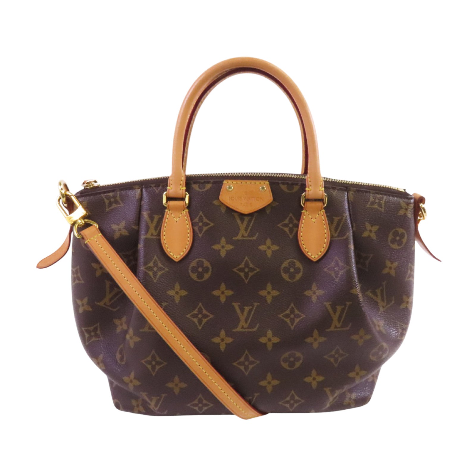 LOUIS VUITTON Monogram Turenne PM金扣手挽肩背兩用袋
