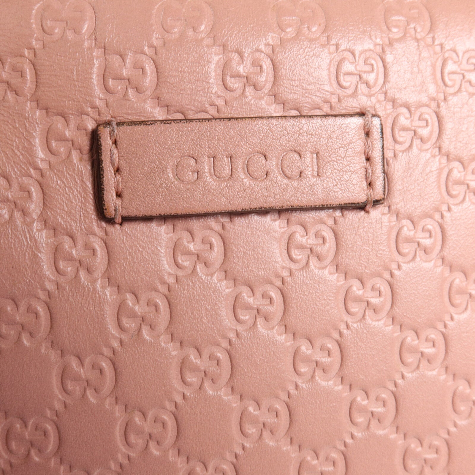 GUCCI 牛皮皮革Microguccissima手挽肩背兩用袋