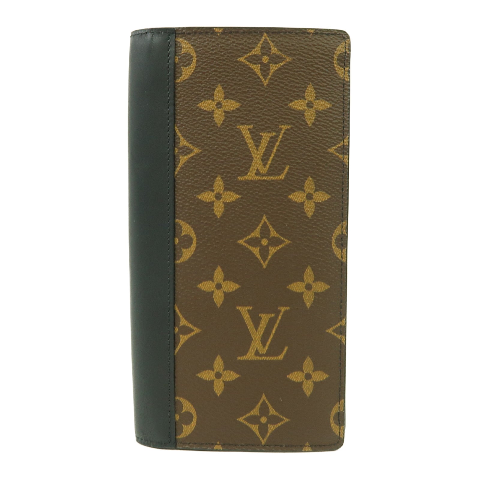 LOUIS VUITTON 【激減優惠】Monogram Portefeuille Brazza銀扣長錢包啡色