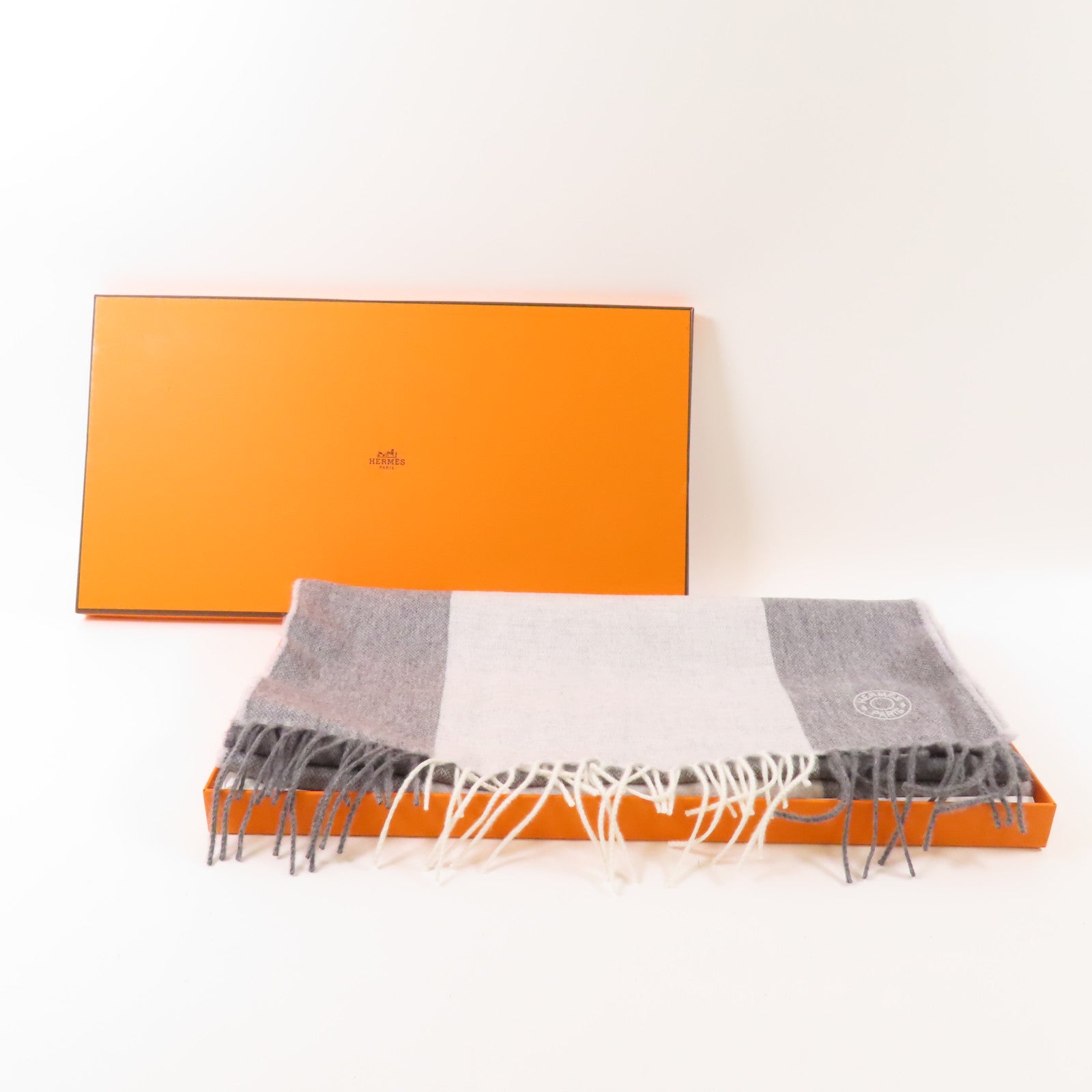 HERMES 羊絨Scarf頸巾