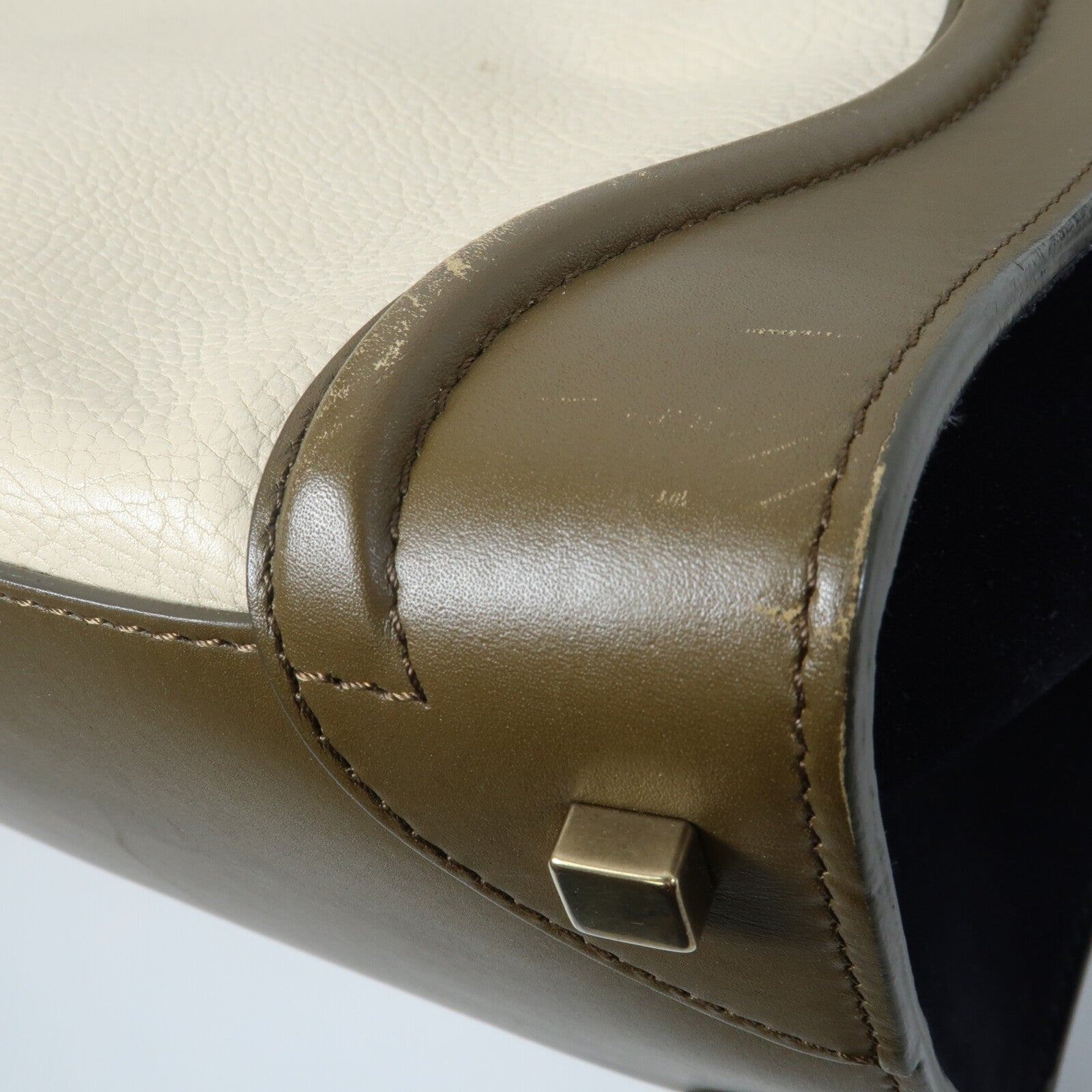 CELINE 牛皮皮革Mini Luggage手挽袋