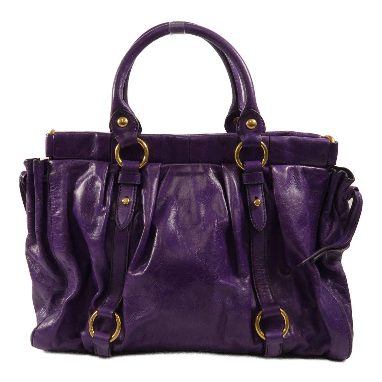Miu Miu 牛皮皮革Shoulder Bag手挽肩背兩用袋