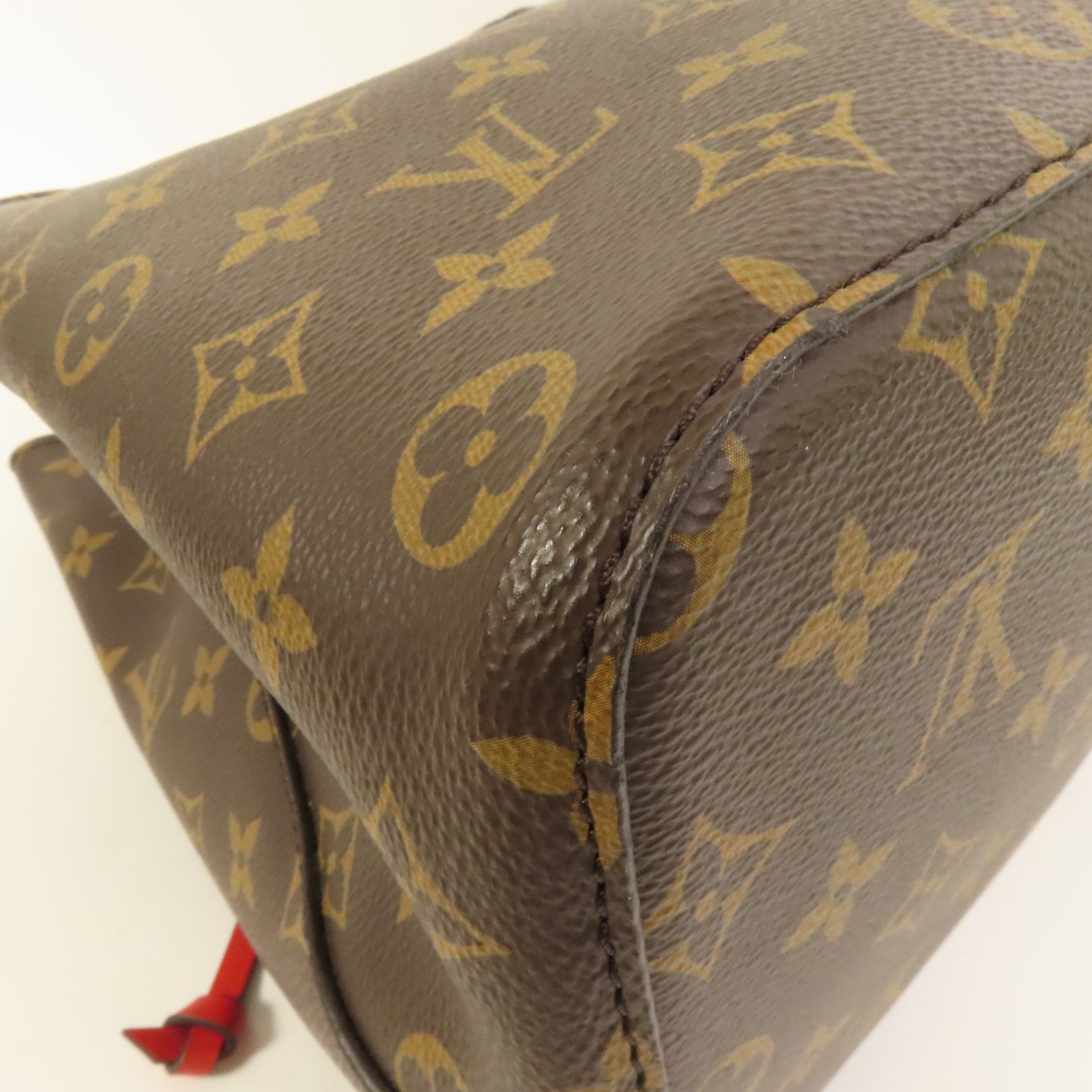 LOUIS VUITTON Monogram Neo Noe Bucket Bag金扣肩背袋Coquelicot